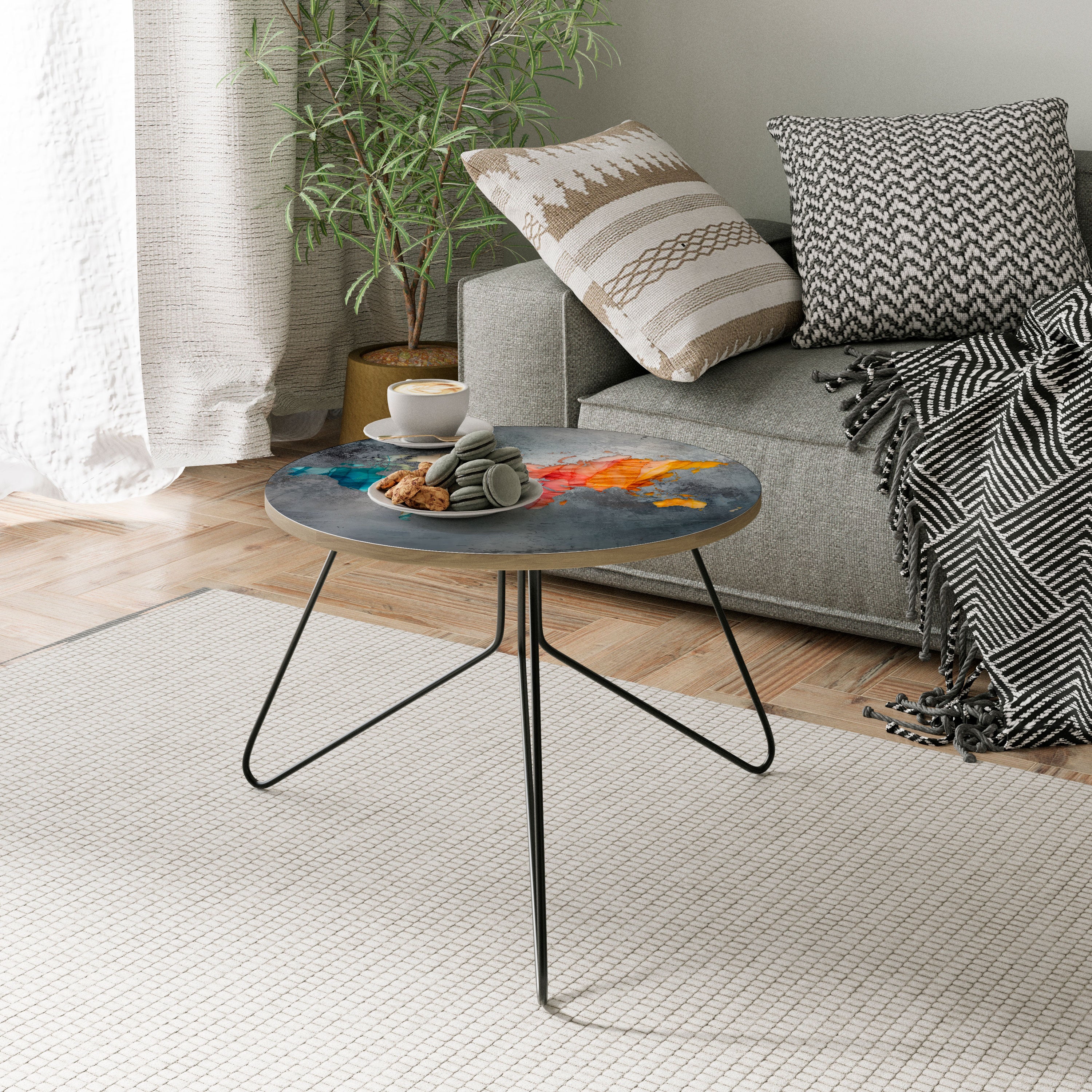 HARMONIOUS EARTH TONES Coffee Table 60
