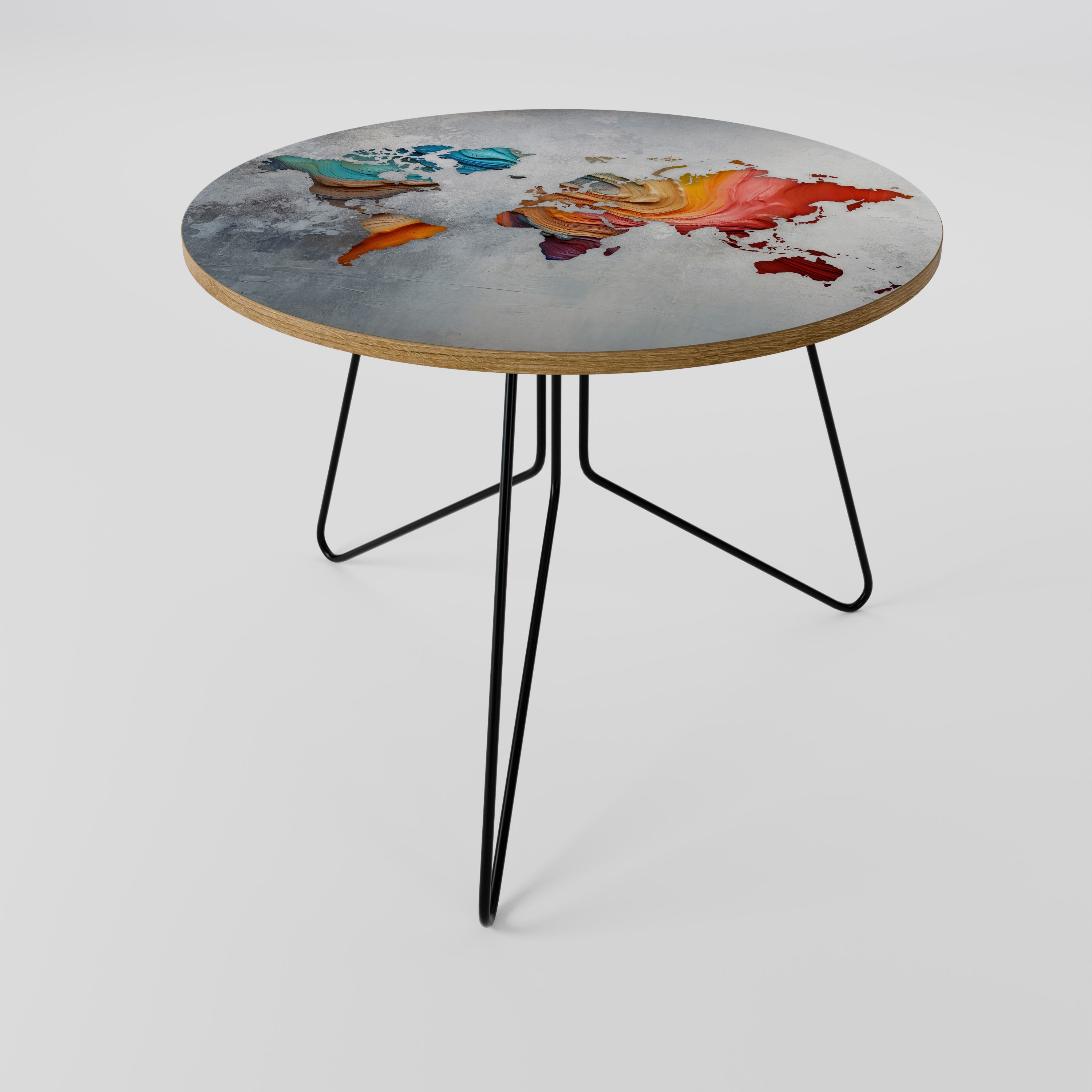 Mesa de centro CONTINENTES PINTADOS 69