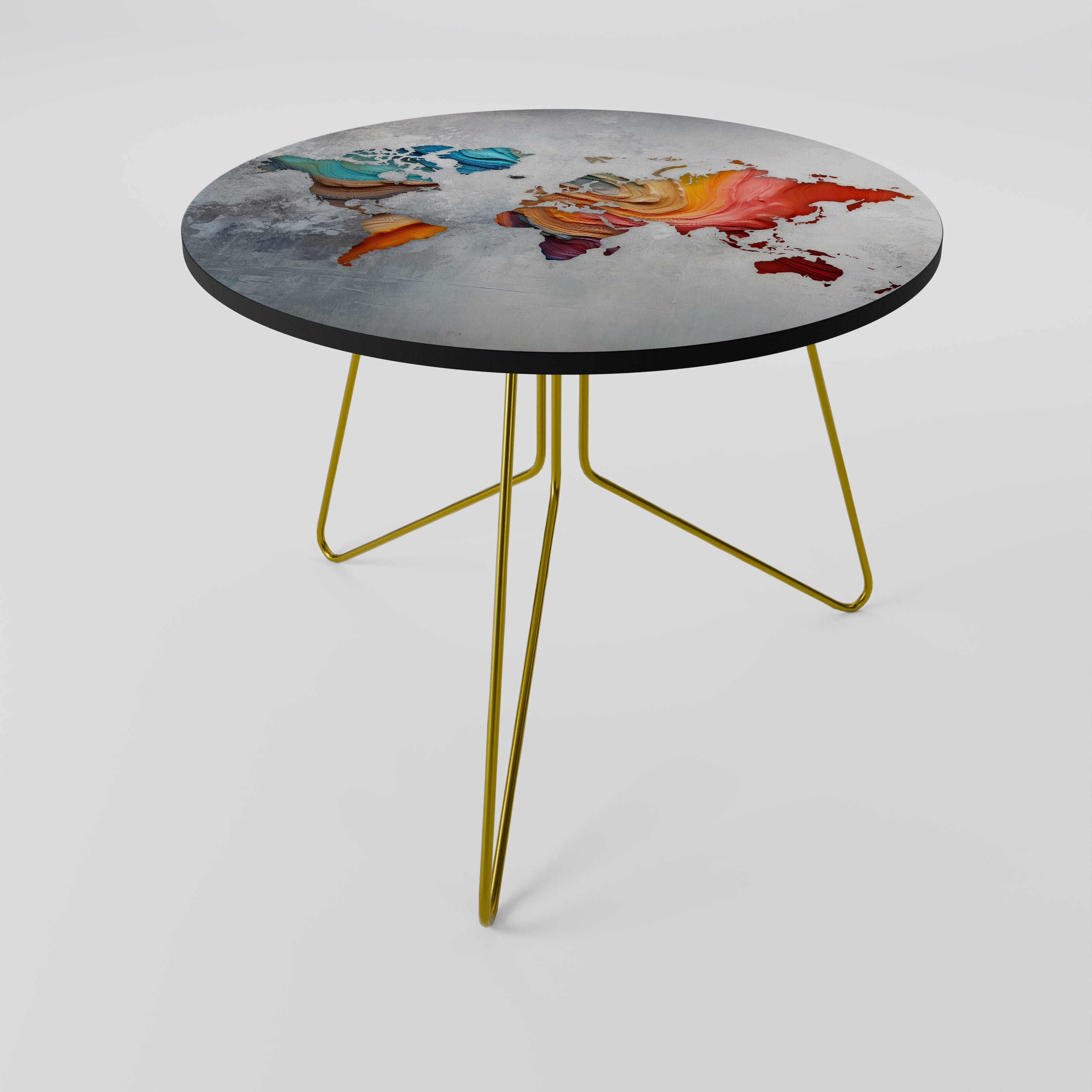 Mesa de centro CONTINENTES PINTADOS 69