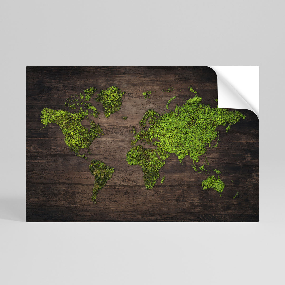 GREEN EARTH VISION Póster adhesivo horizontal