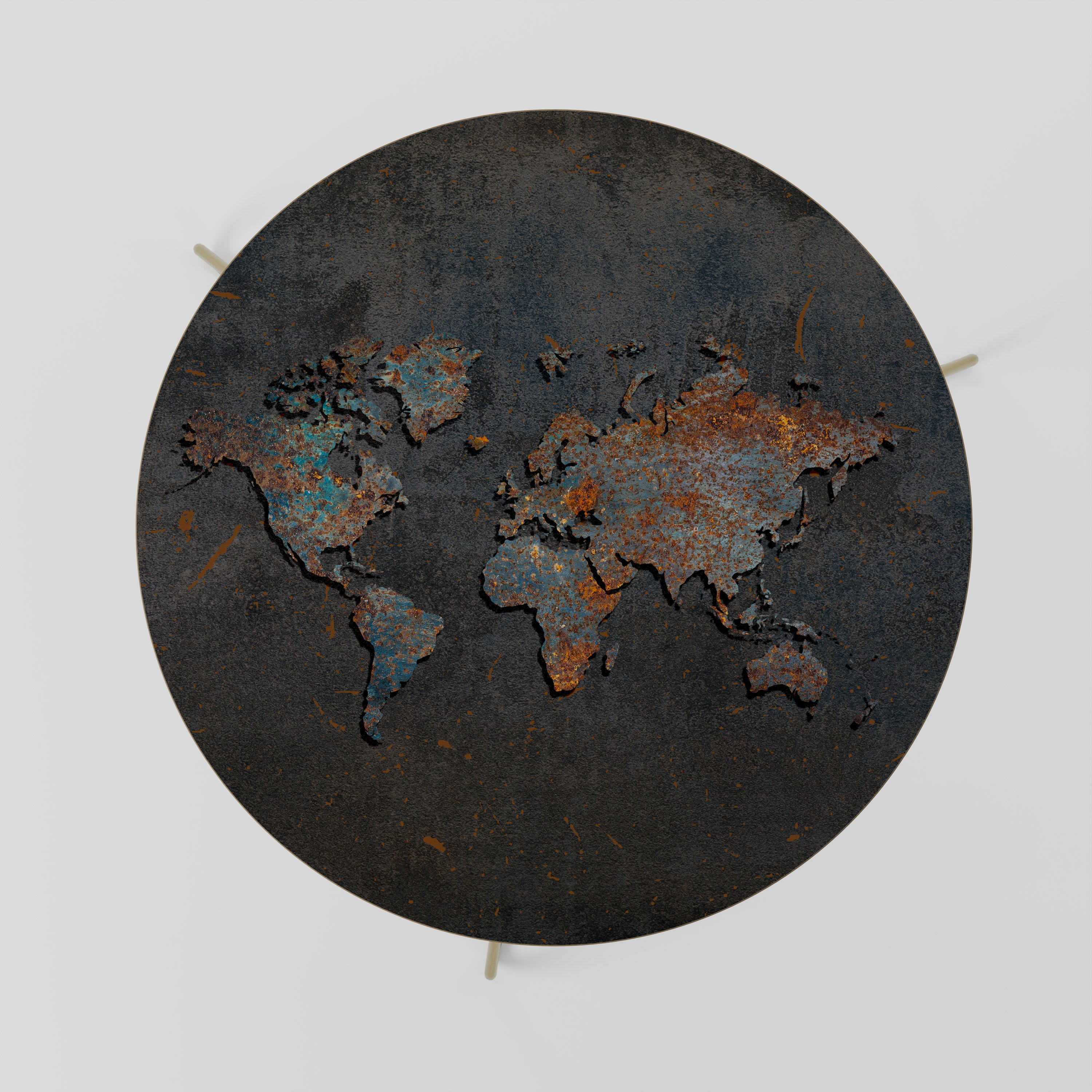 Mesa de centro TOPOGRAFÍA DESGASTADA POR EL TIEMPO 69