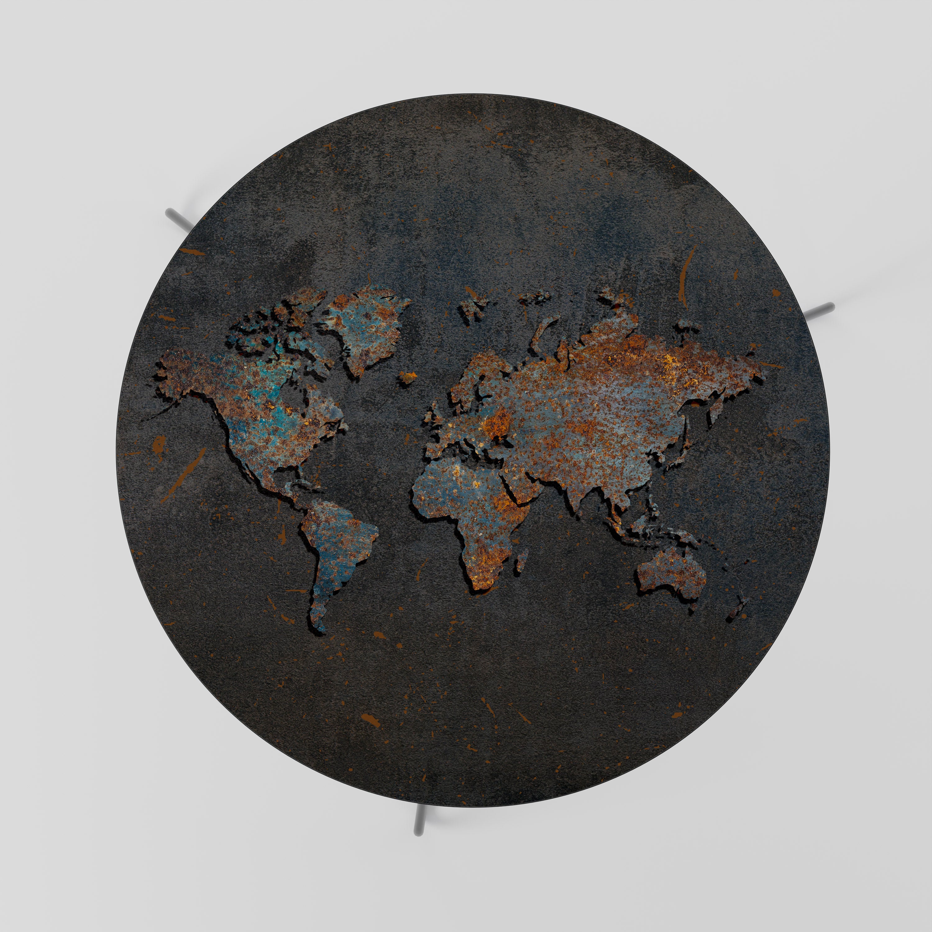 Mesa de centro TOPOGRAFÍA DESGASTADA POR EL TIEMPO 69