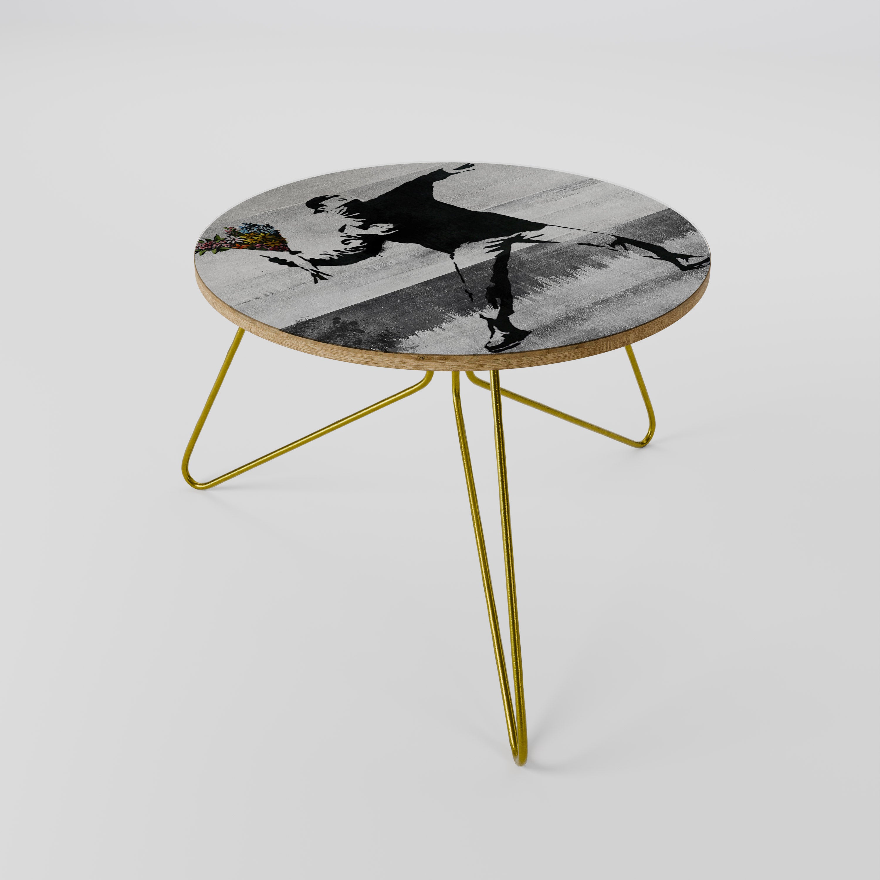 FLOWER BOMBER (BANKSY) Coffee Table 60