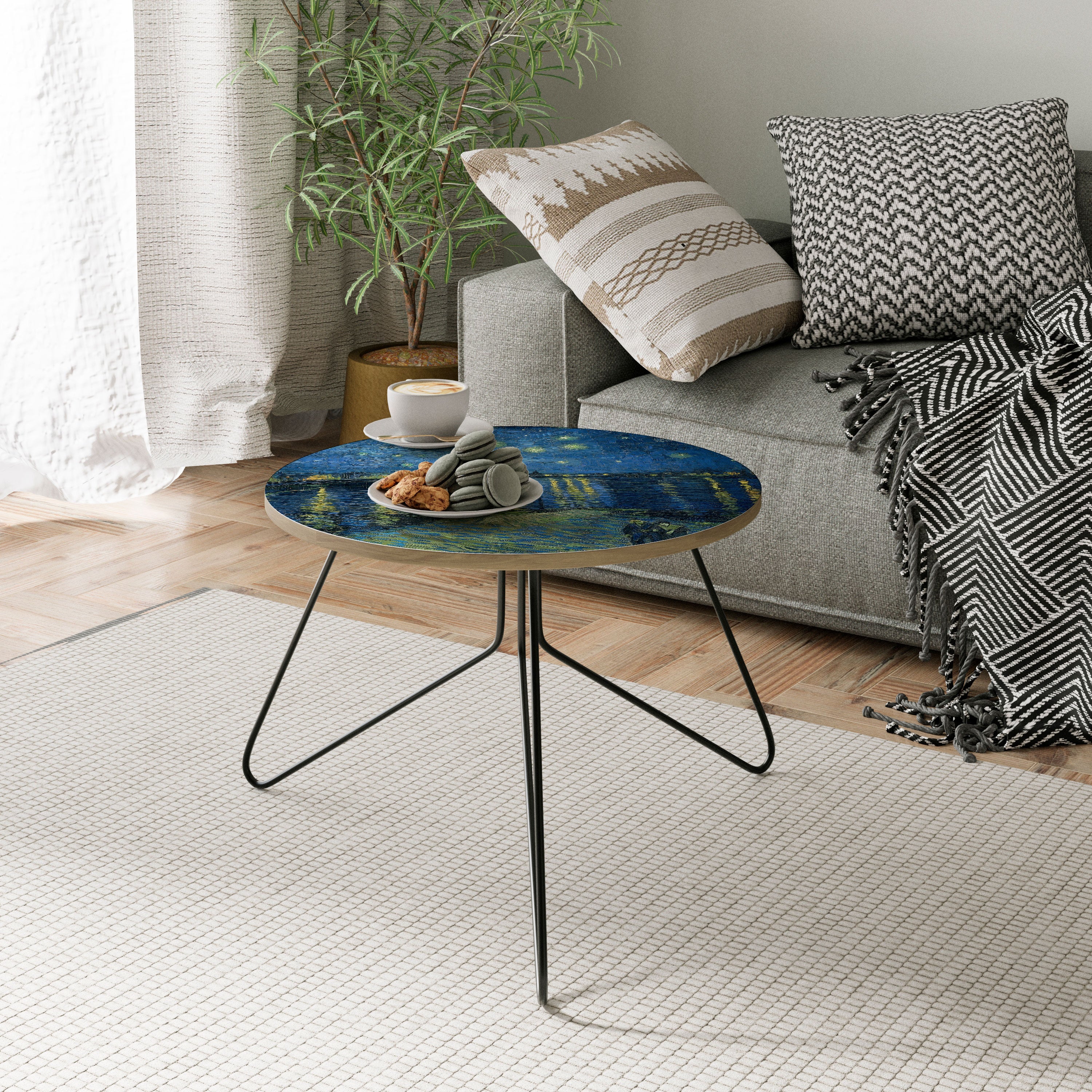 STARRY NIGHT OVER THE RHONE Coffee Table 60