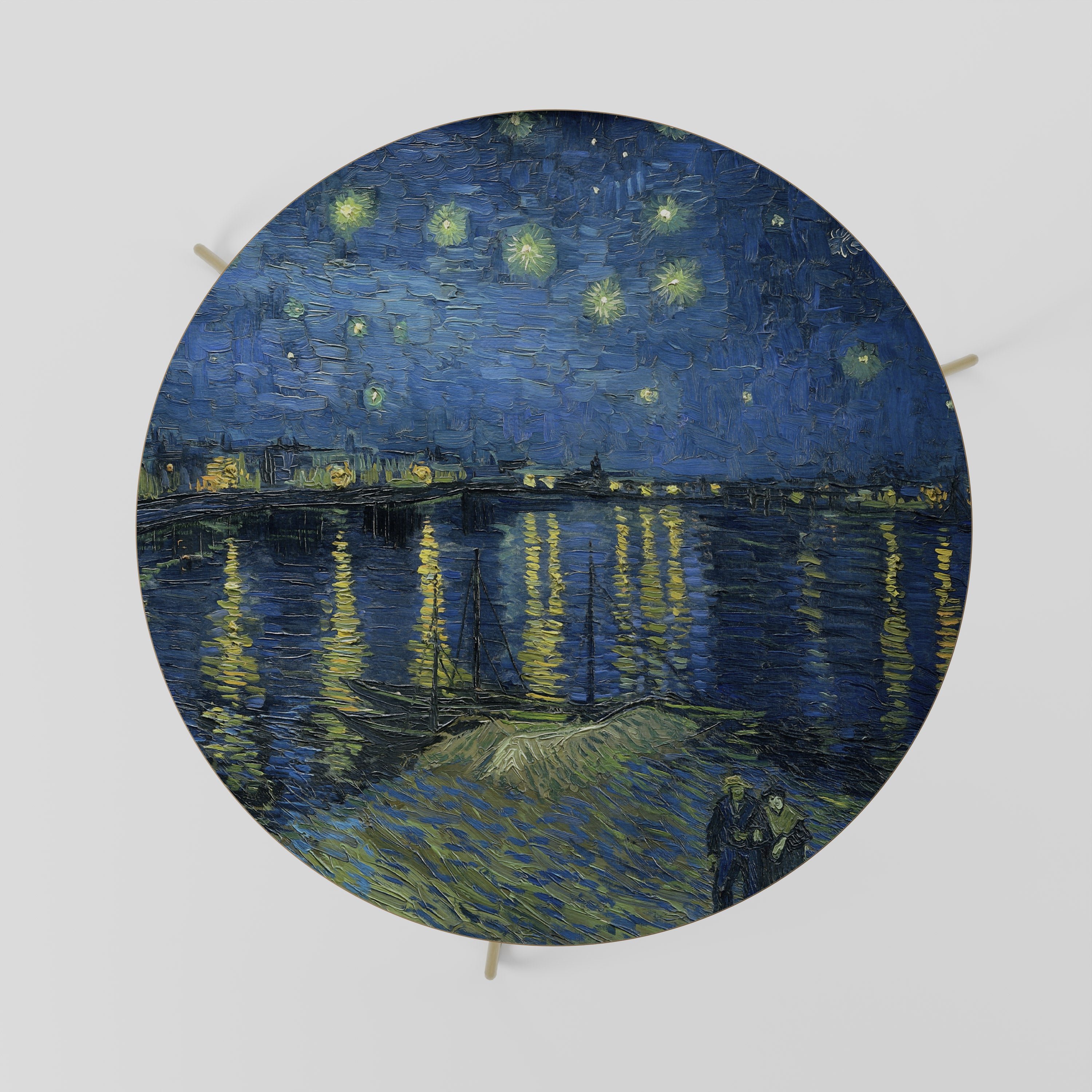 Mesa de centro NOCHE ESTRELLADA SOBRE EL RÓDANO 69