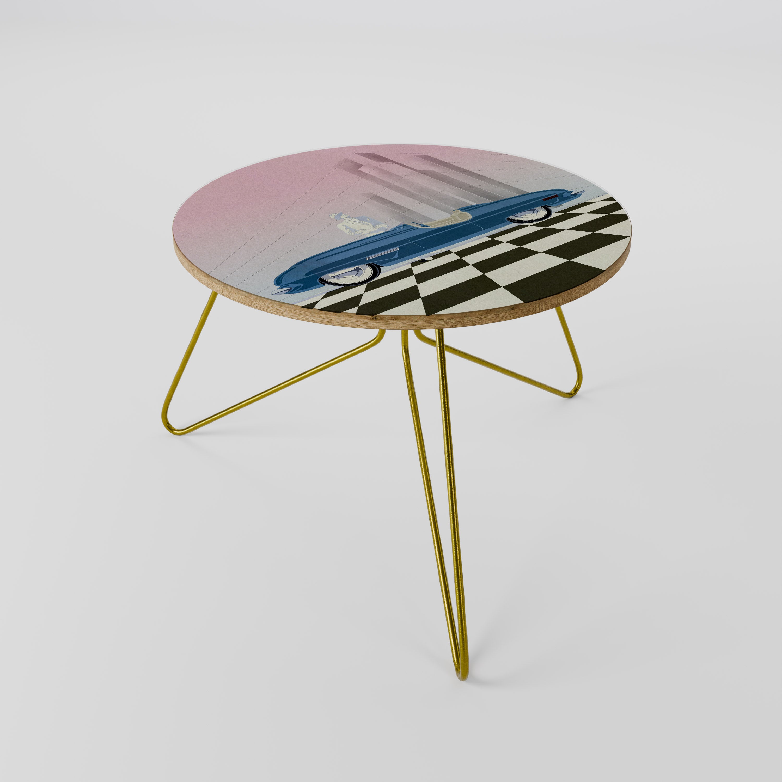 BLUE ROADSTER Coffee Table 60