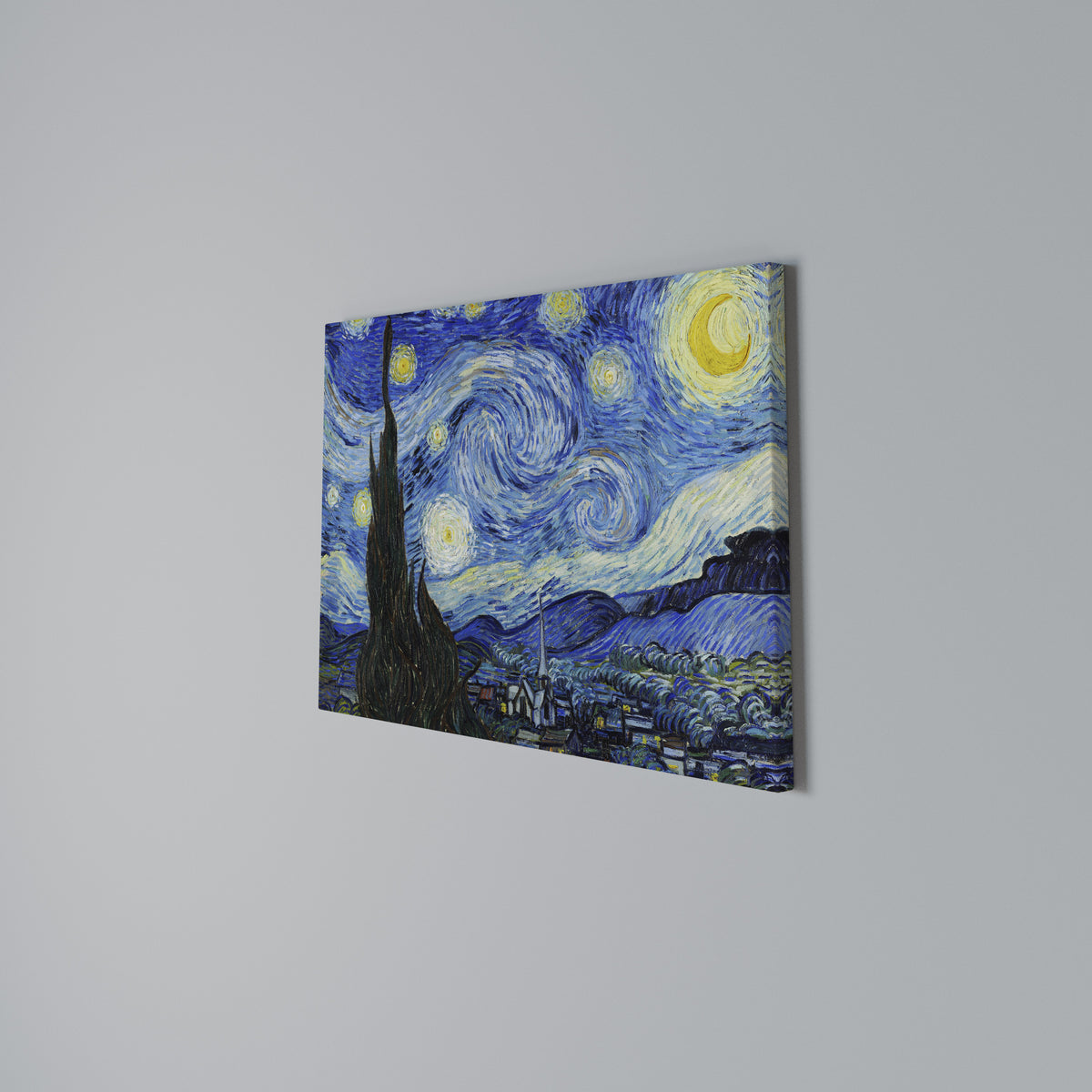 STARRY NIGHT Cuadro en lienzo horizontal