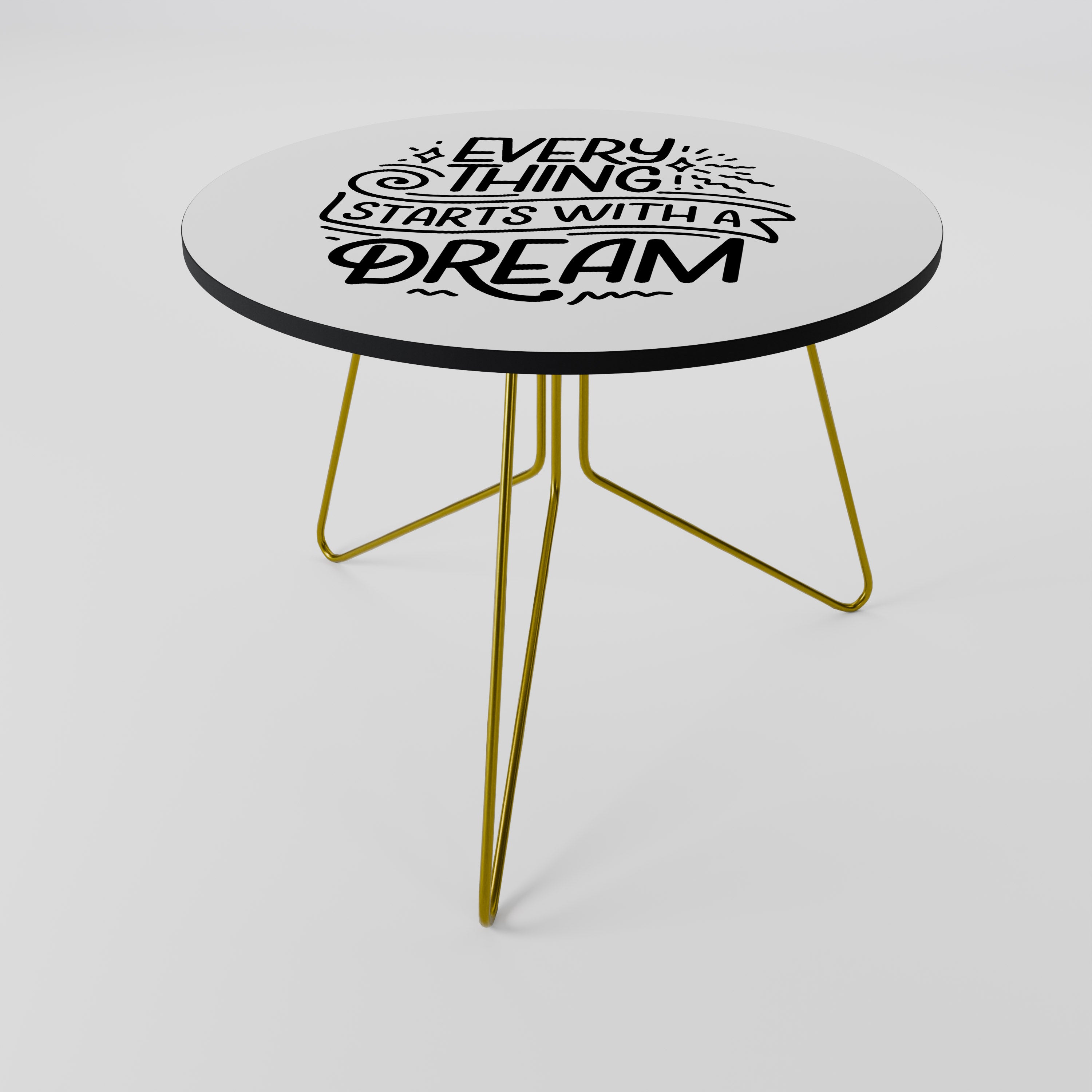 TODO COMIENZA CON UN SUEÑO Mesa de Centro 69