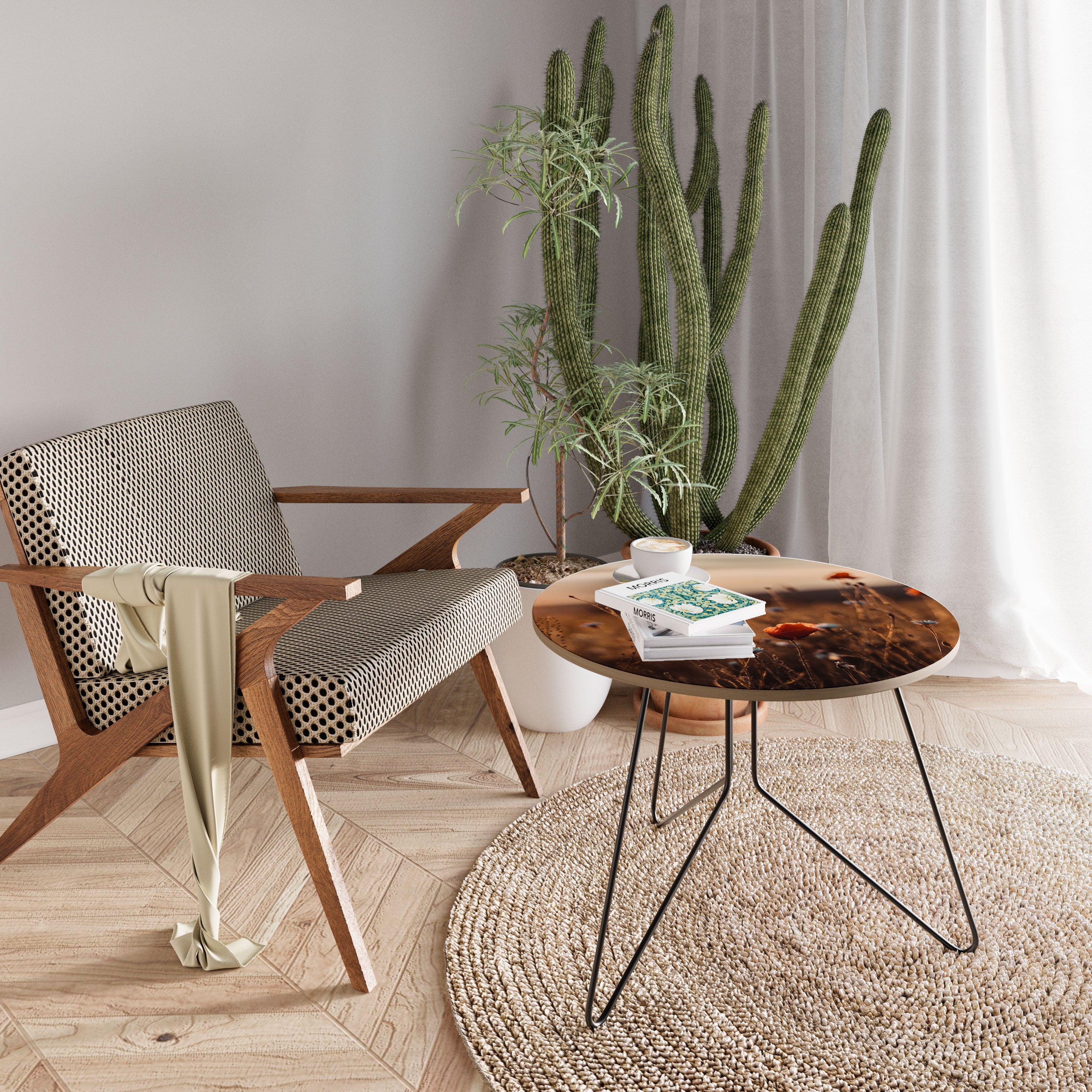 PRADOS RESPLANDECIENTES AL ANOCHECER Mesa de centro 69