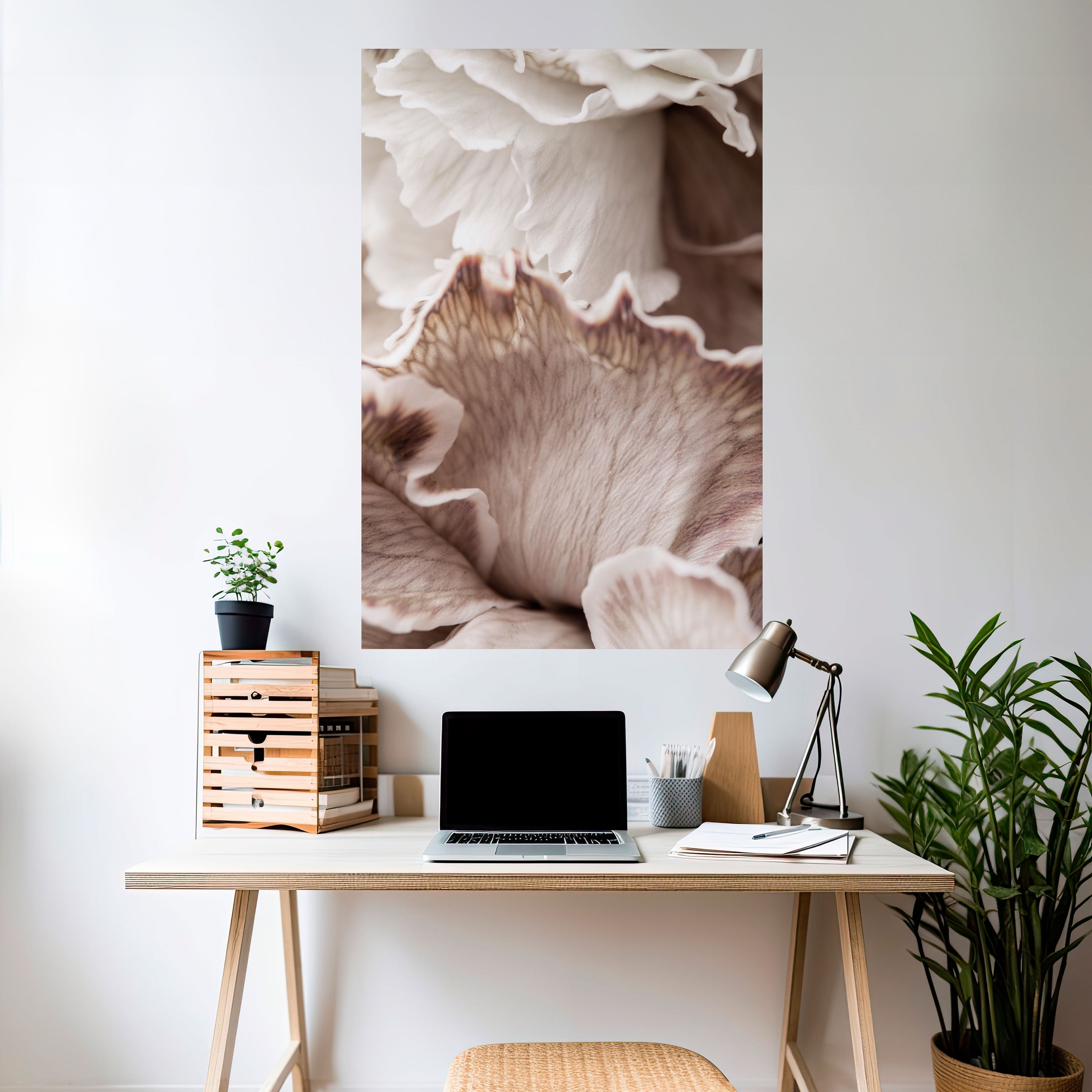Póster vertical autoadhesivo de la DANZA DE LA FLORACIÓN SURREAL