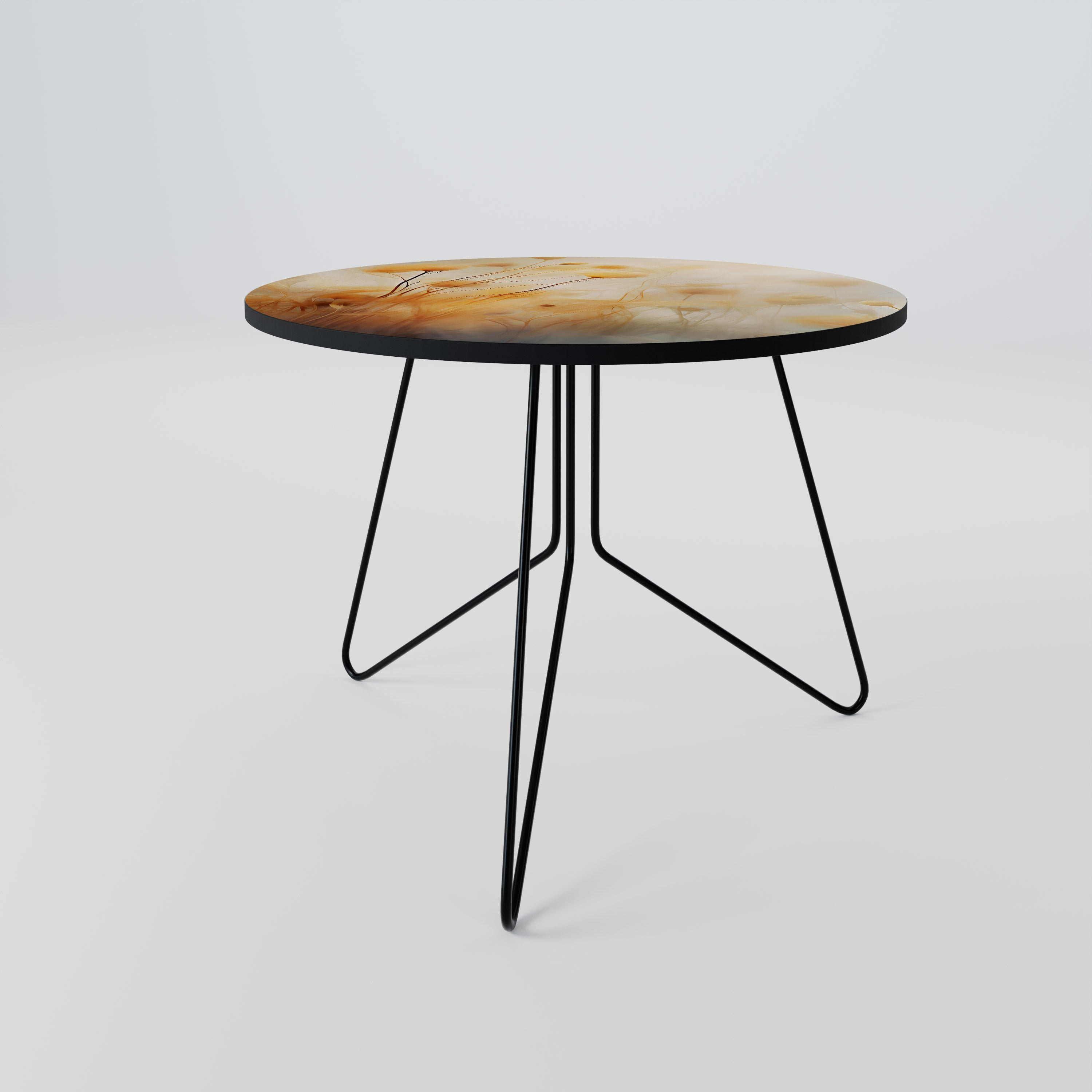 Mesa de centro EMBRACE en tono dorado 69