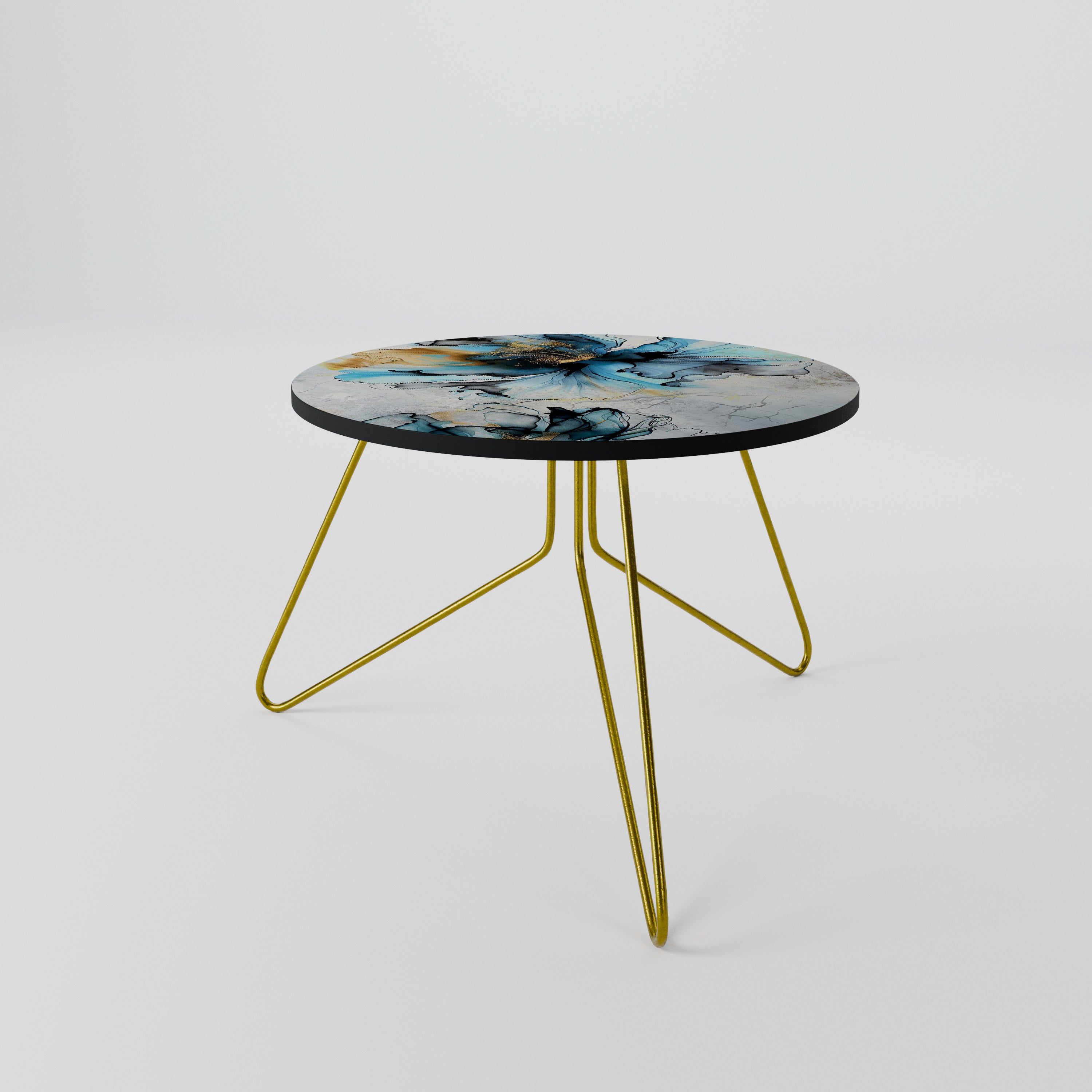 COBALT BLOSSOMS Coffee Table 60