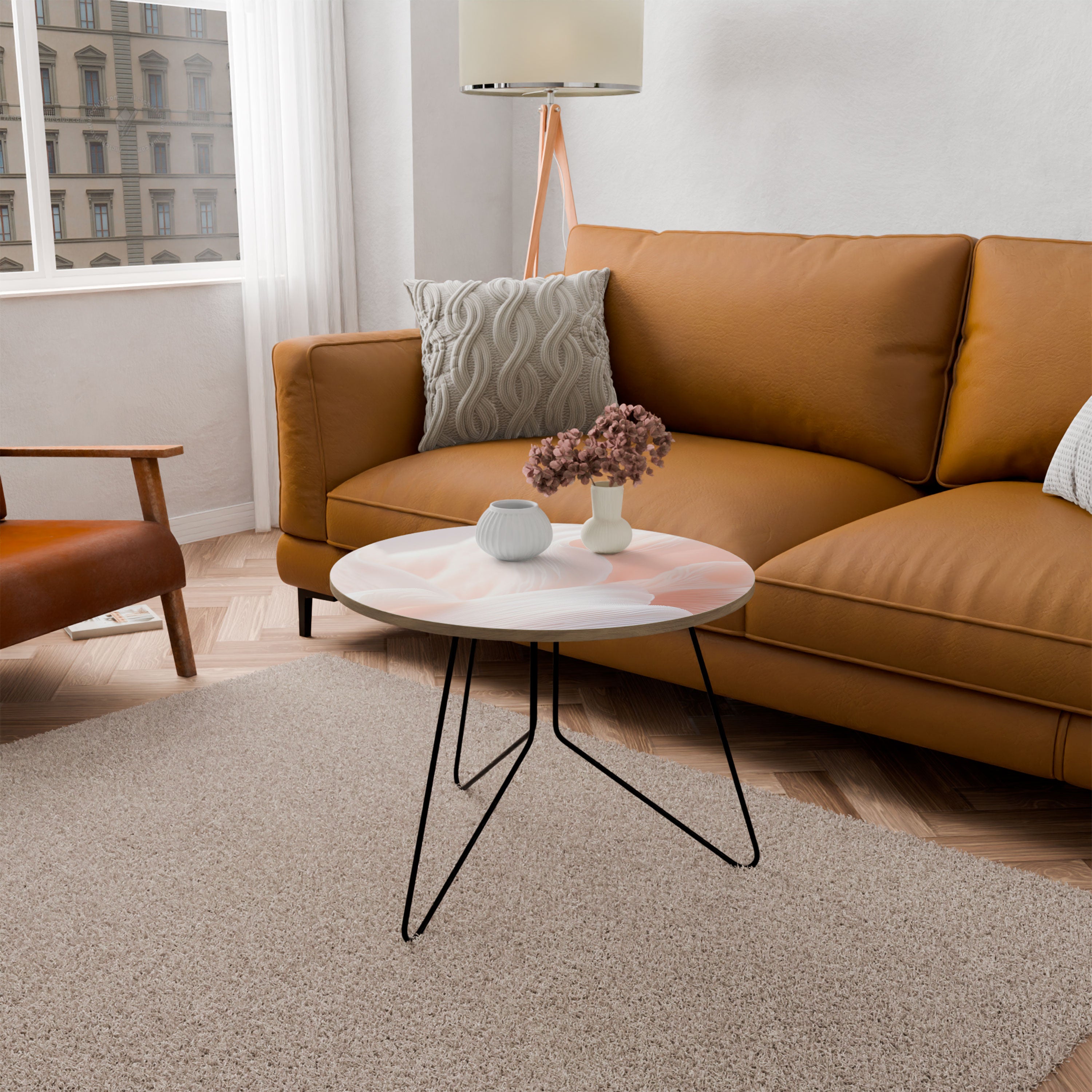 Mesa de centro DELICATE PINK HARMONY 69