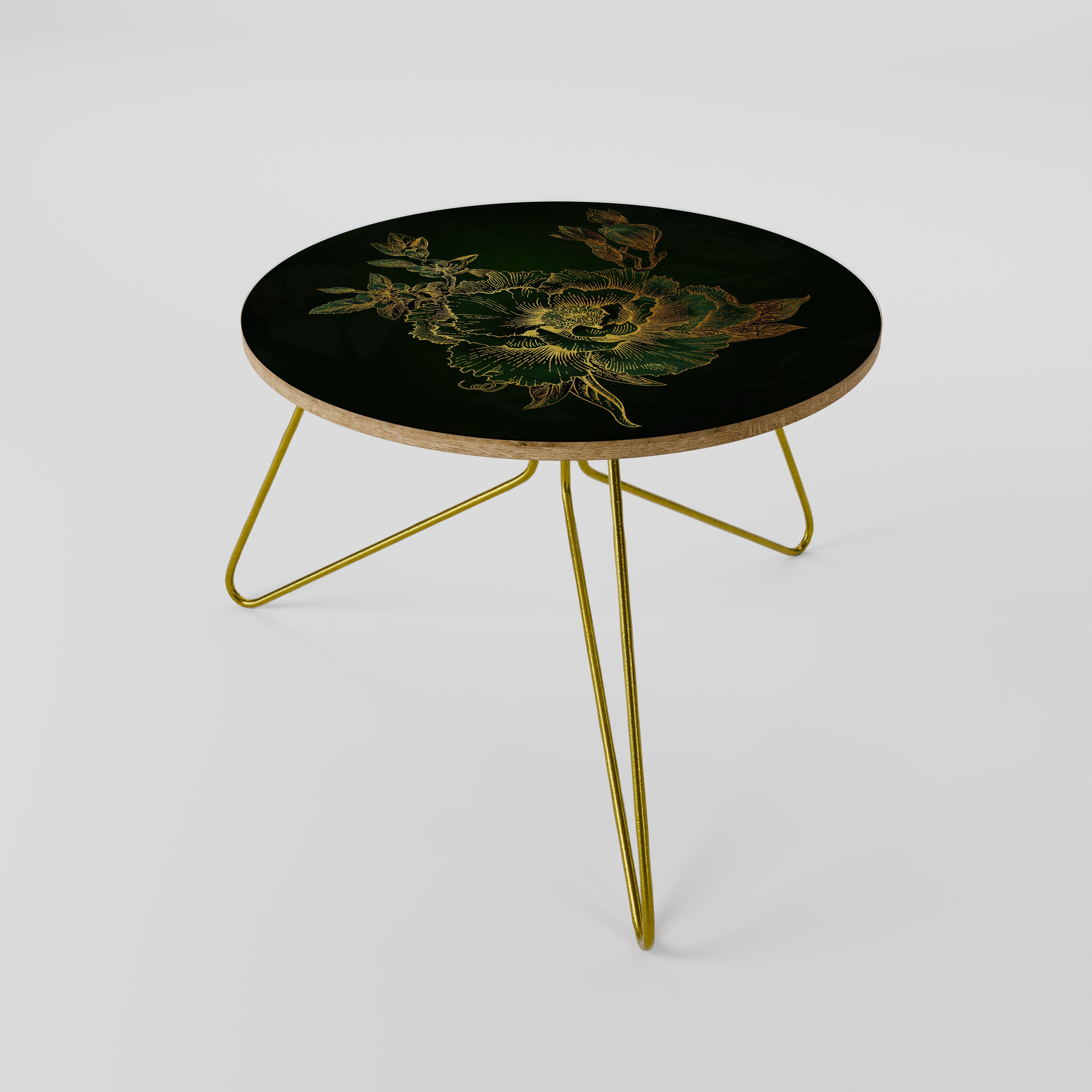 MIDNIGHT FLORAL GLIMMER Coffee Table 60