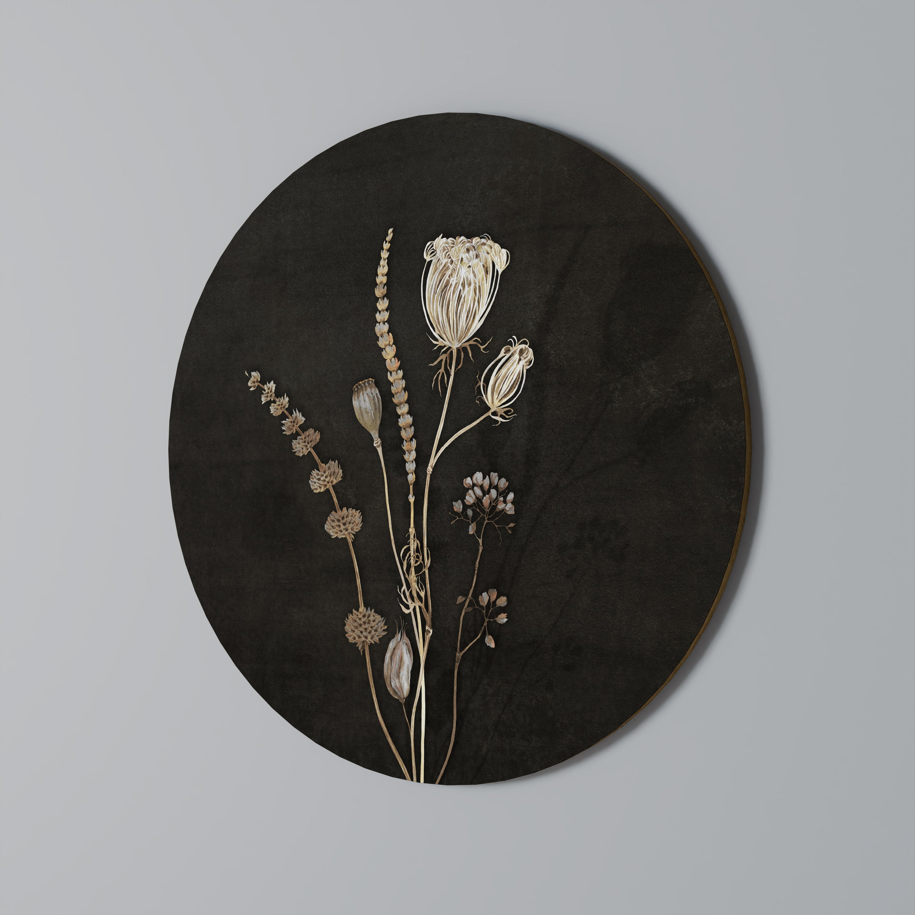 MEADOW ART. Arte de pared redondo