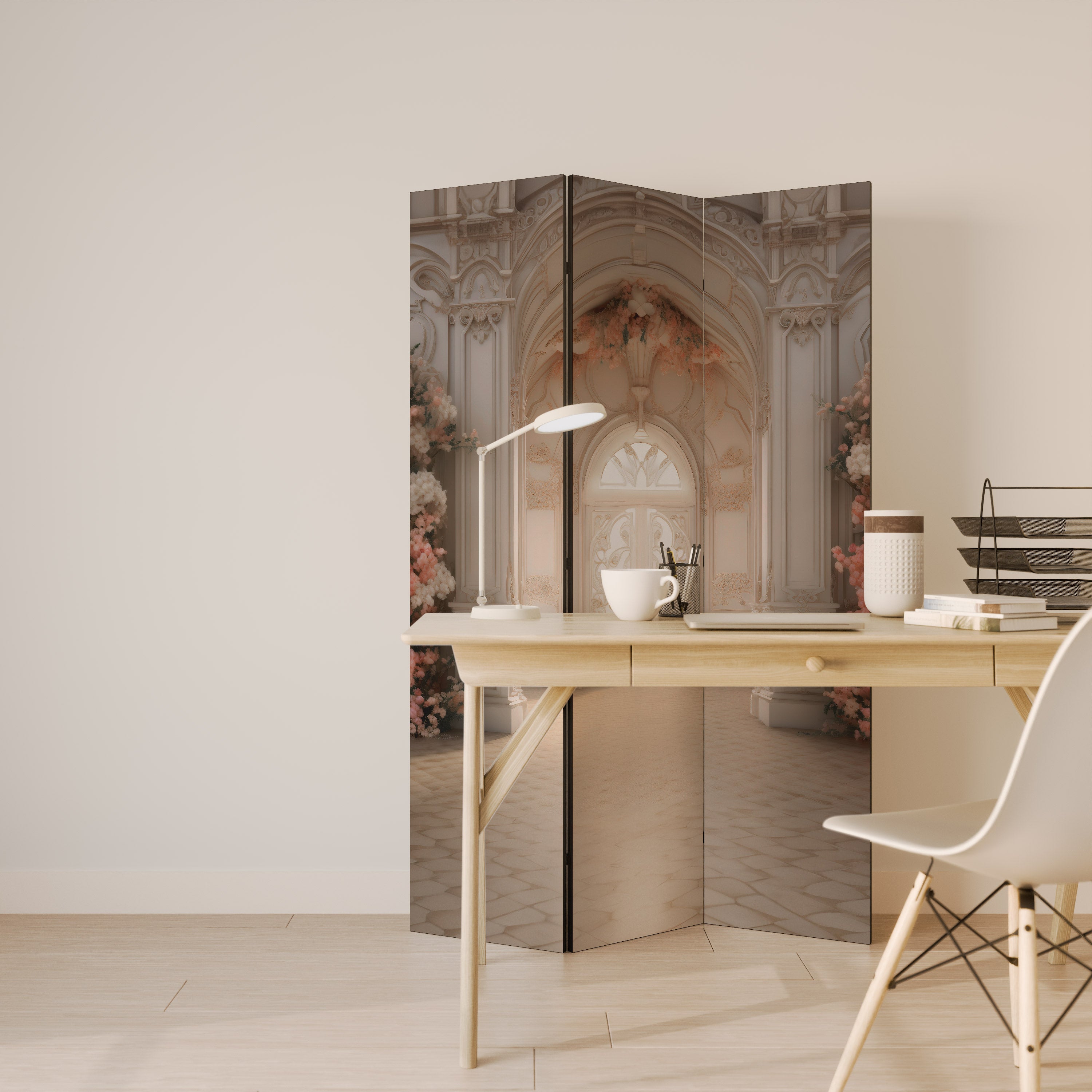 PUERTAS VIVID DREAMSCAPE Divisorio decorativo de 3 paneles