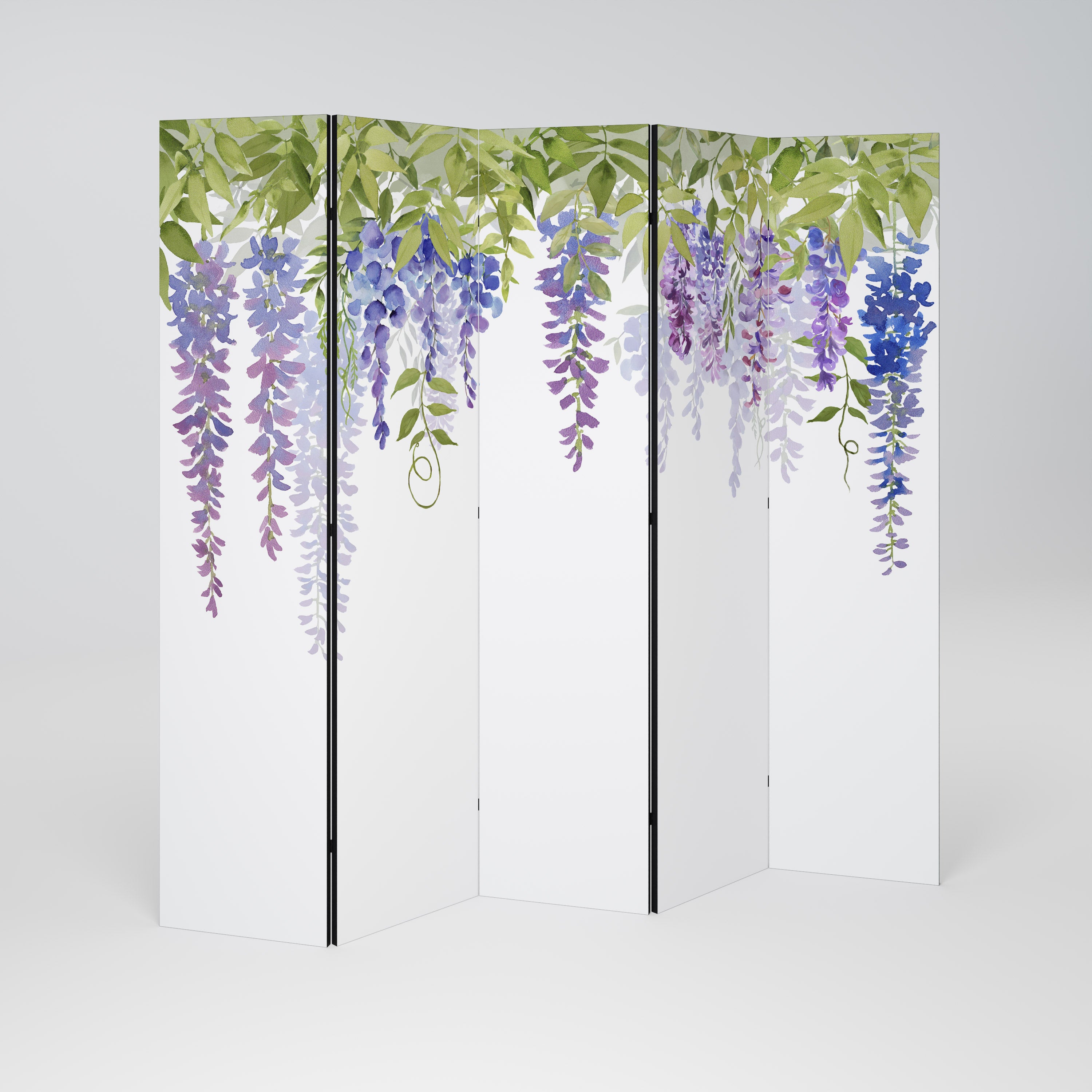 Biombo decorativo de 5 paneles BRISA BOTÁNICA