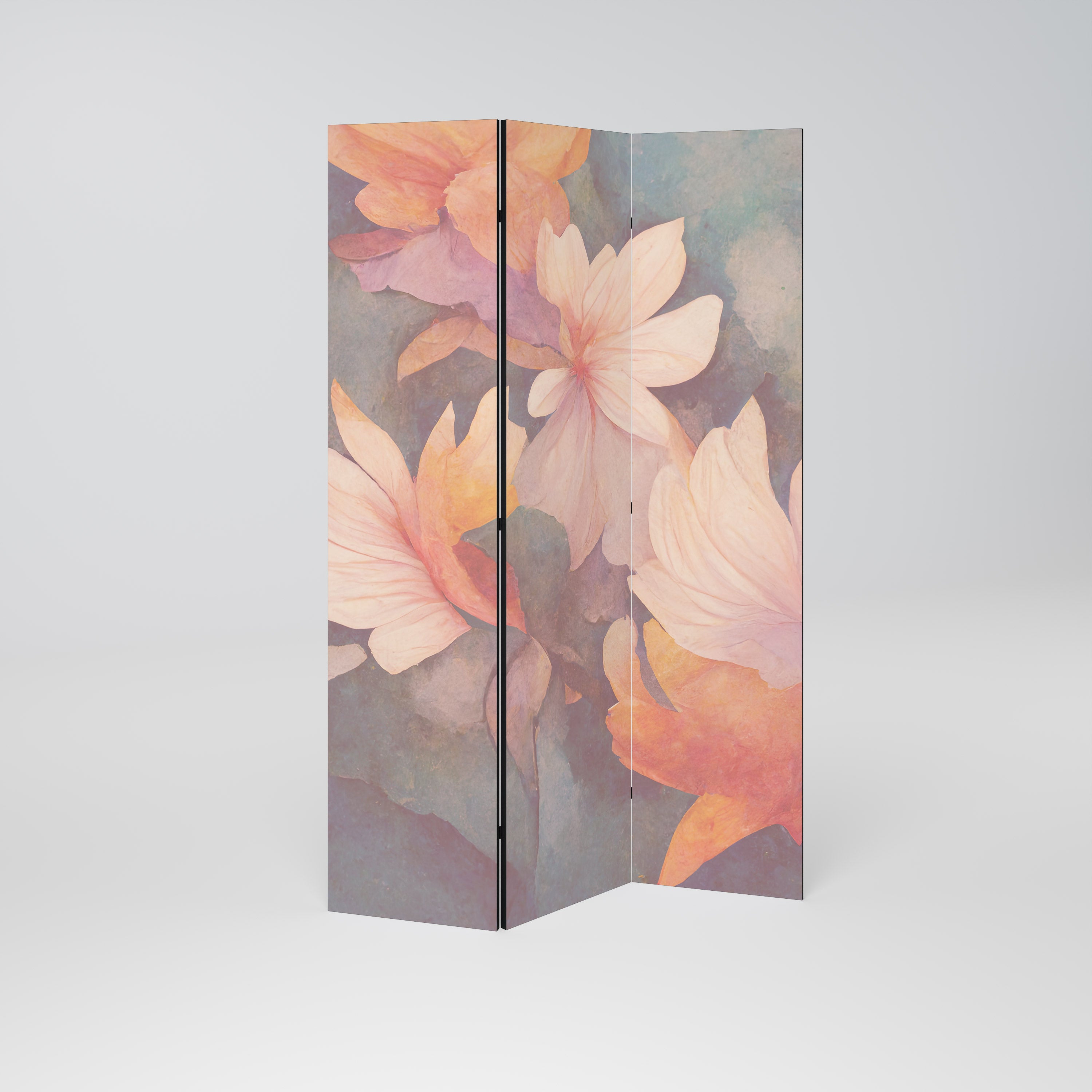 Biombo decorativo de 3 paneles PETAL GRACE