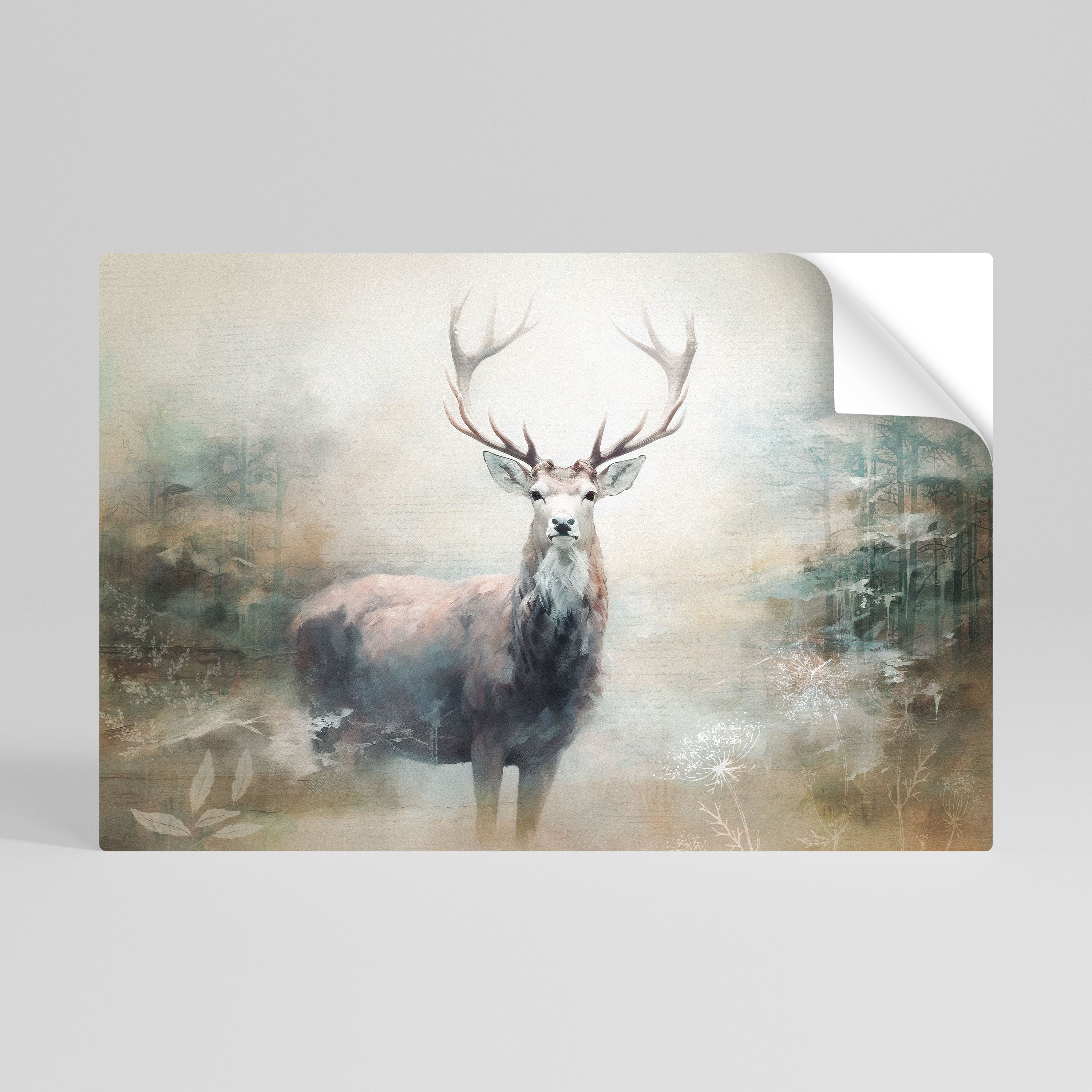 Póster horizontal autoadhesivo de Forest King