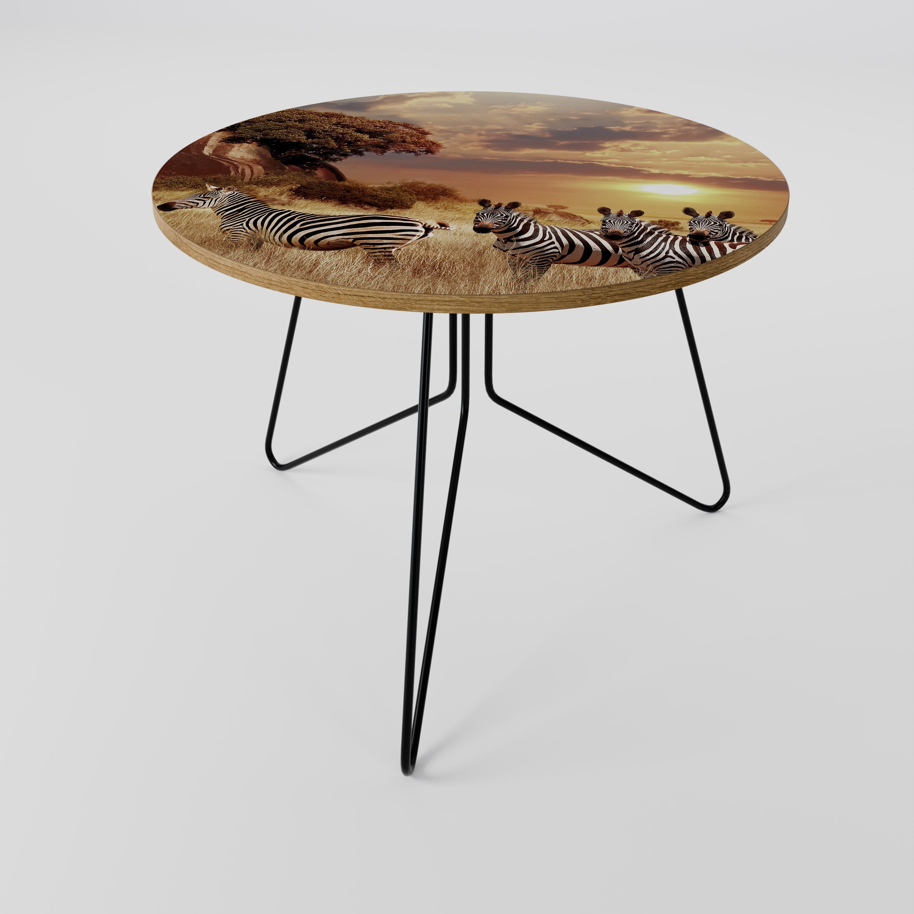 Mesa de centro ZEBRA SUNSET SERENADE 69