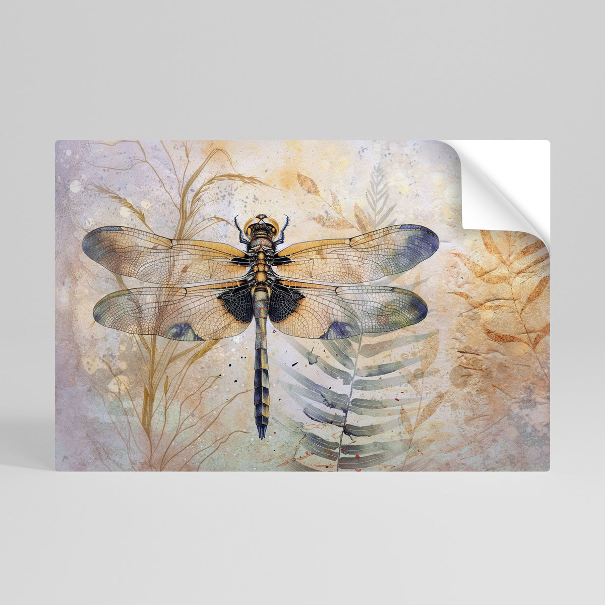 HER HIGHNESS DRAGONFLY Póster adhesivo horizontal