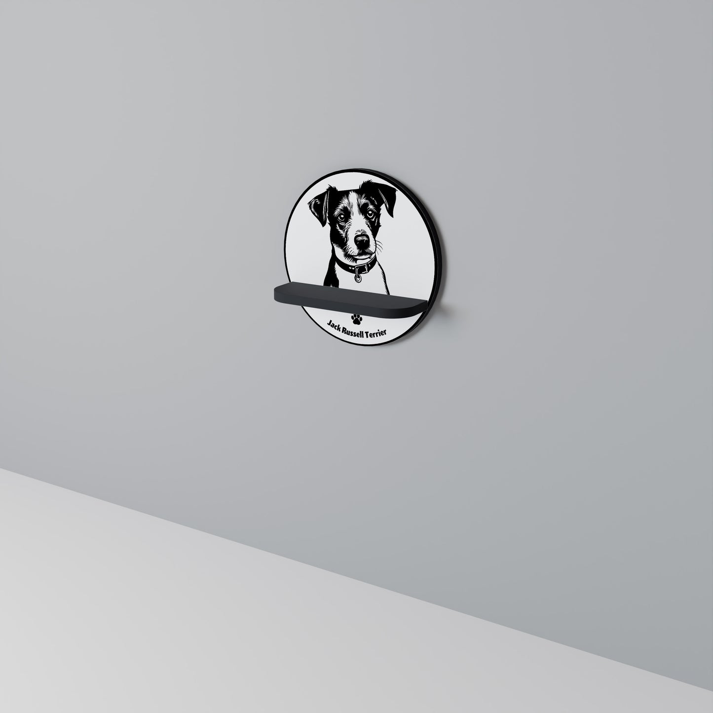 JACK RUSSEL TERRIER Art Shelf
