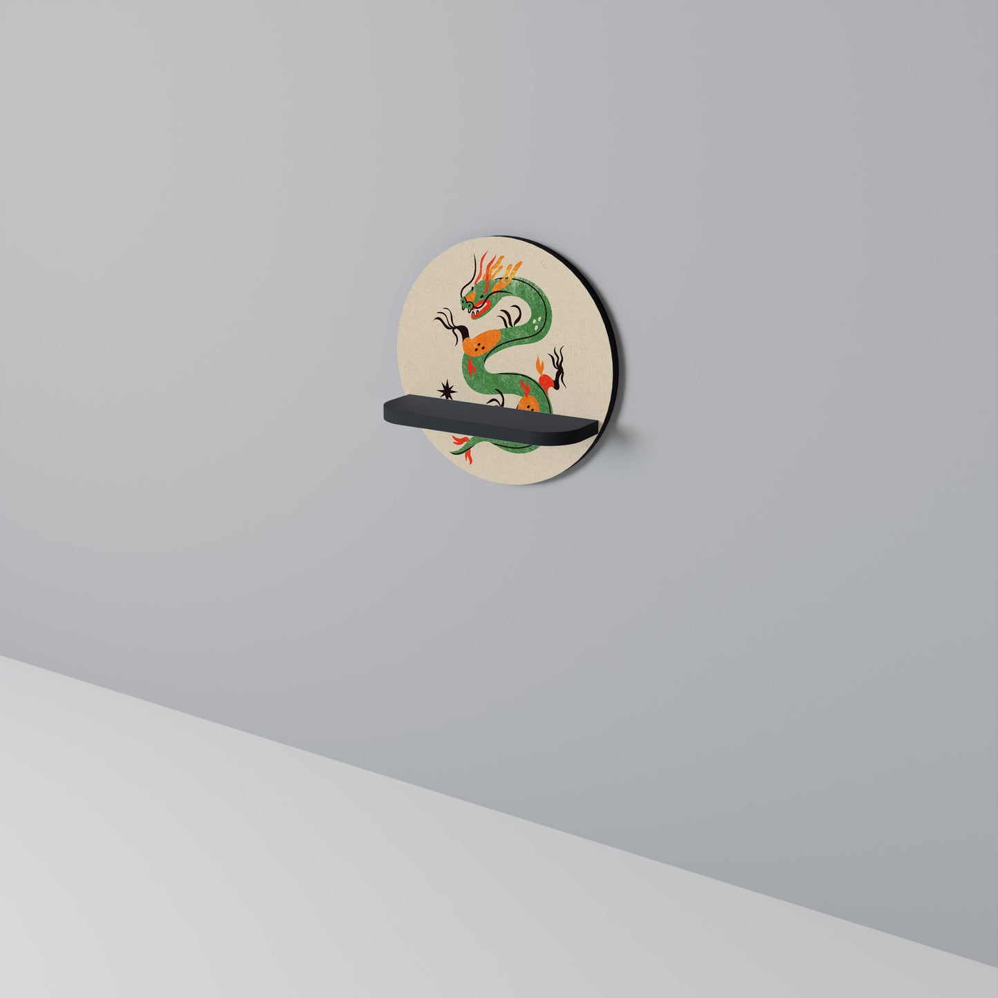 GREEN SKY GUARDIAN Art Shelf