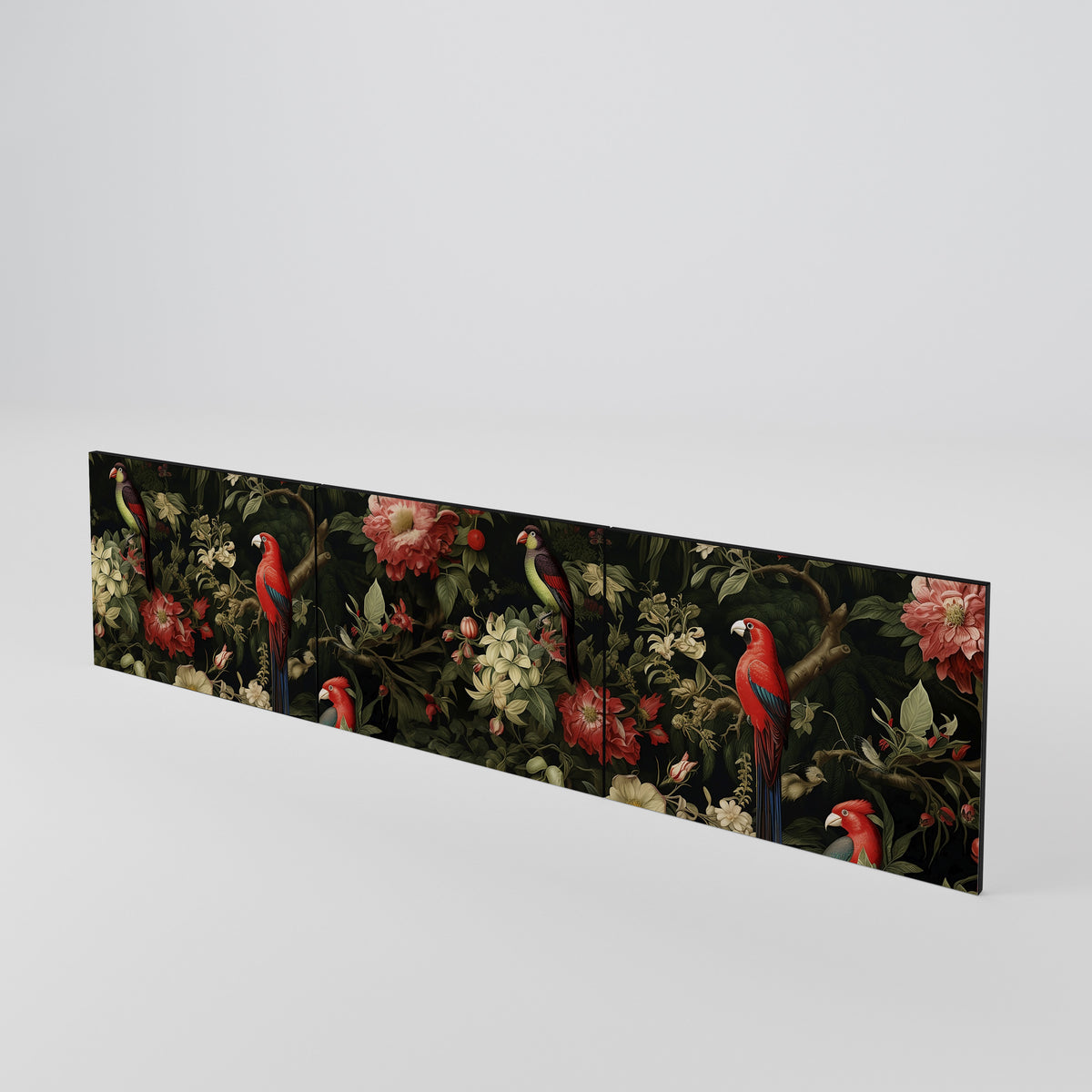 AVIAN GREENERY Juego de 3 puertas para mueble de TV