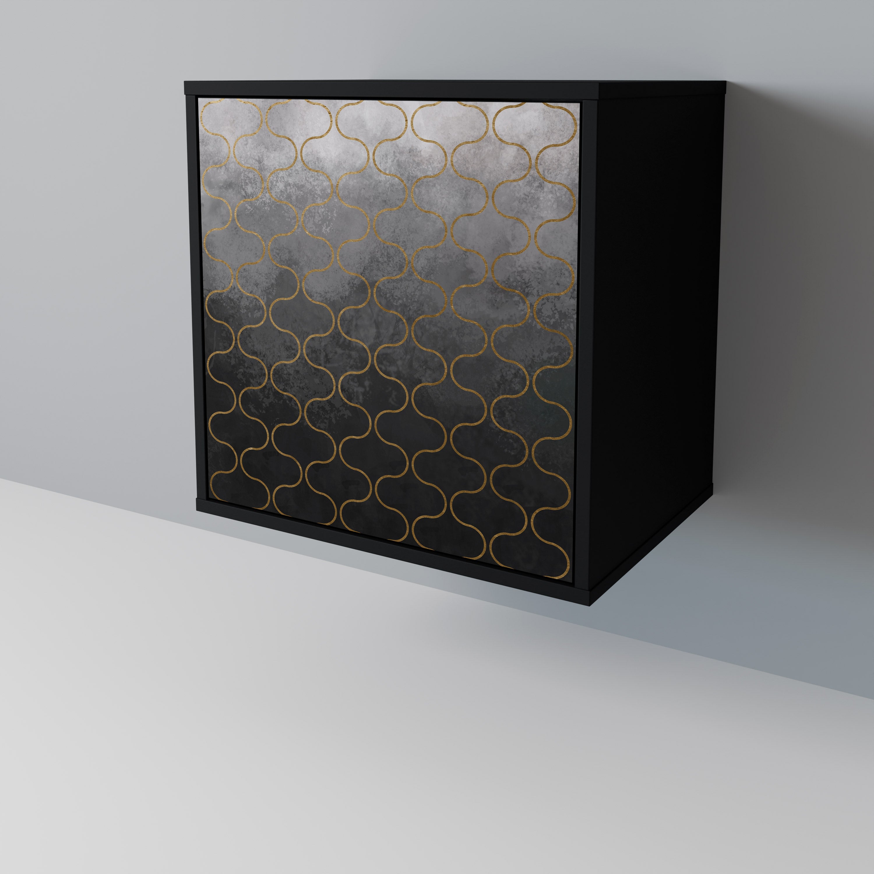 TESSELATED GRAYISH Aparador de 1 Puerta