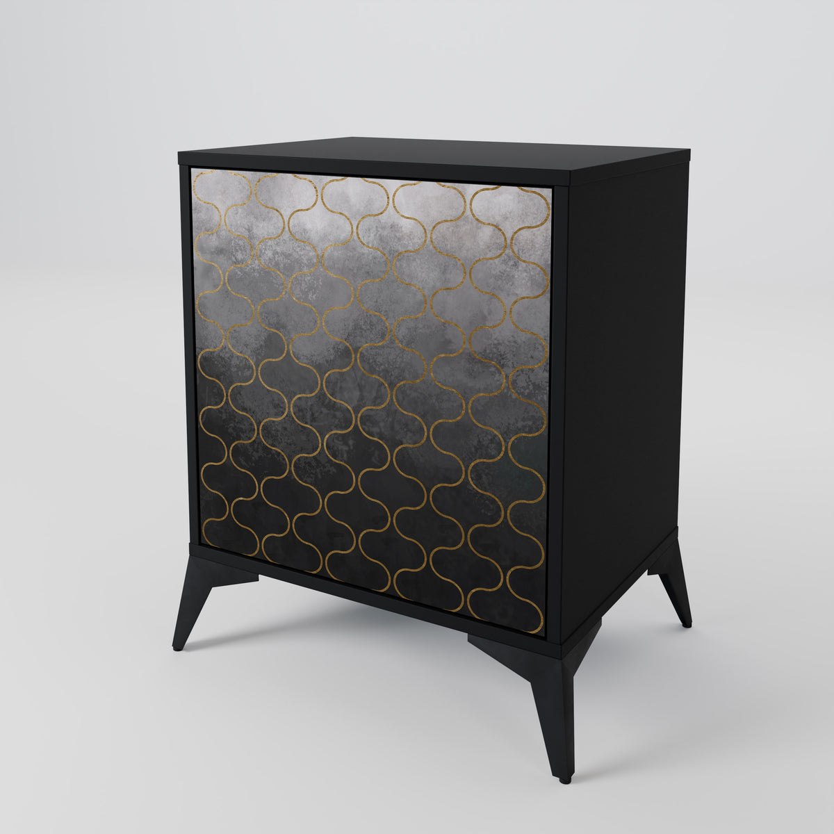 TESSELATED GRAYISH 1-Door Sideboard