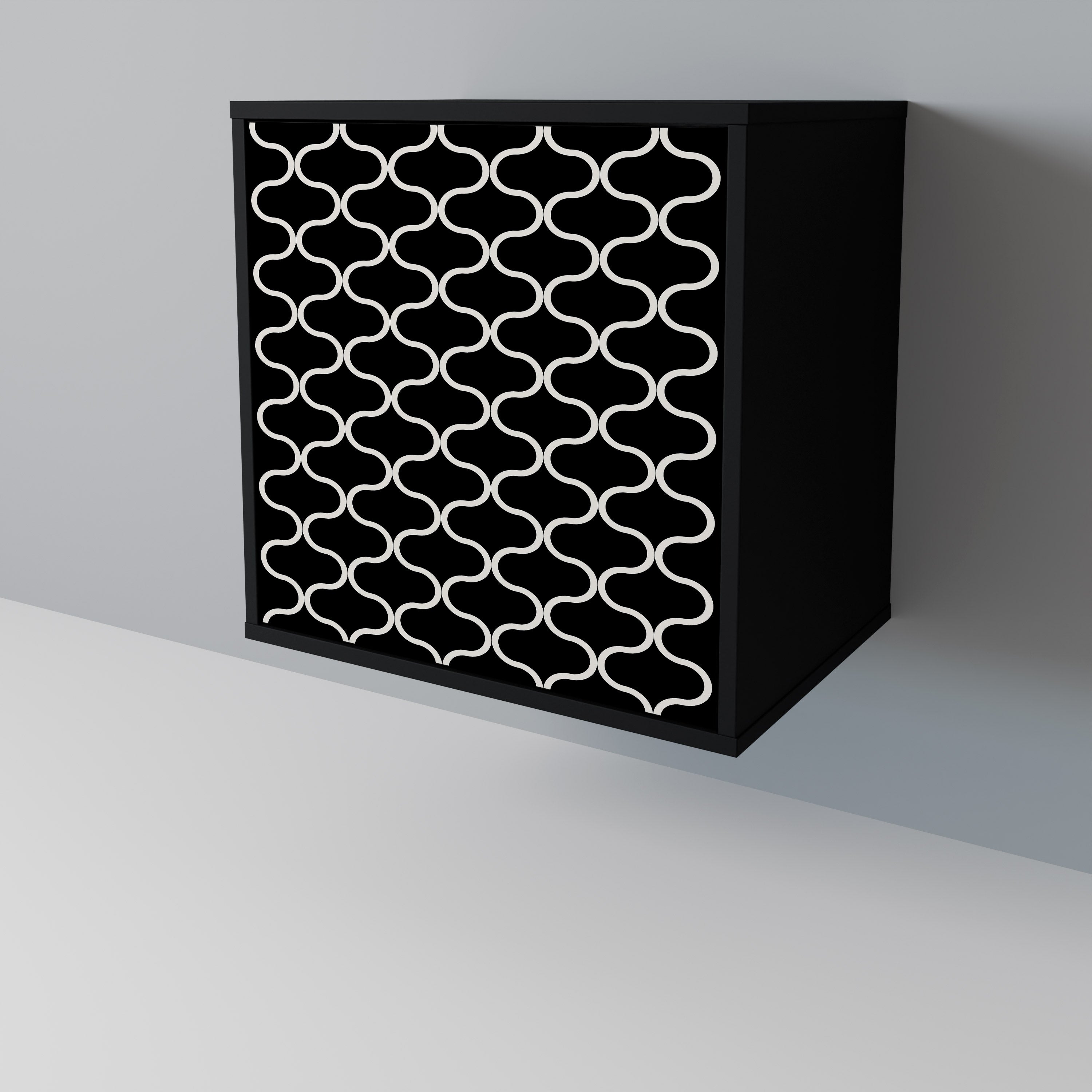 TESSELATED BLACKNESS Aparador de 1 Puerta