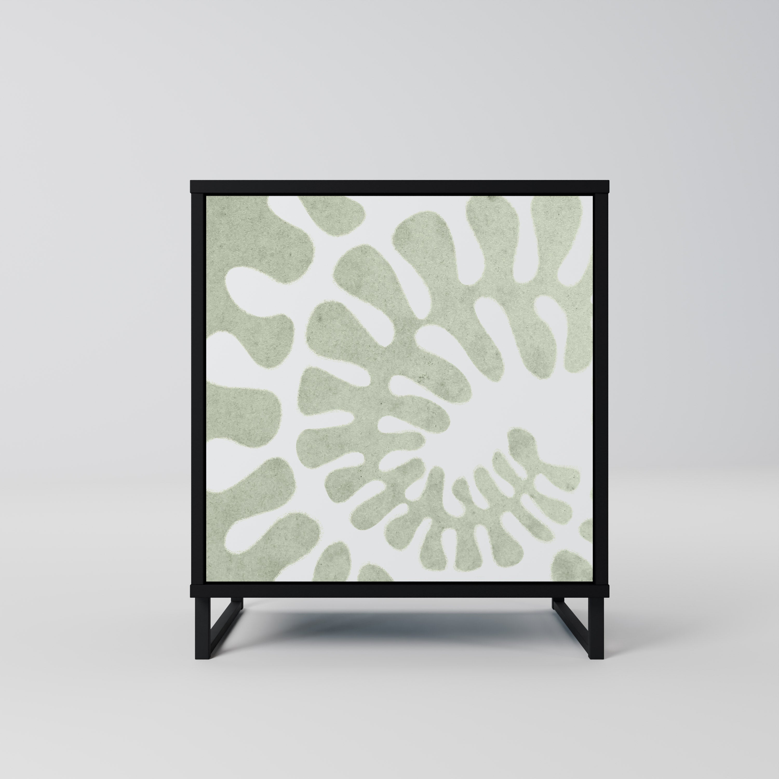 Aparador HELIX DANCE de 1 puerta en acabado negro