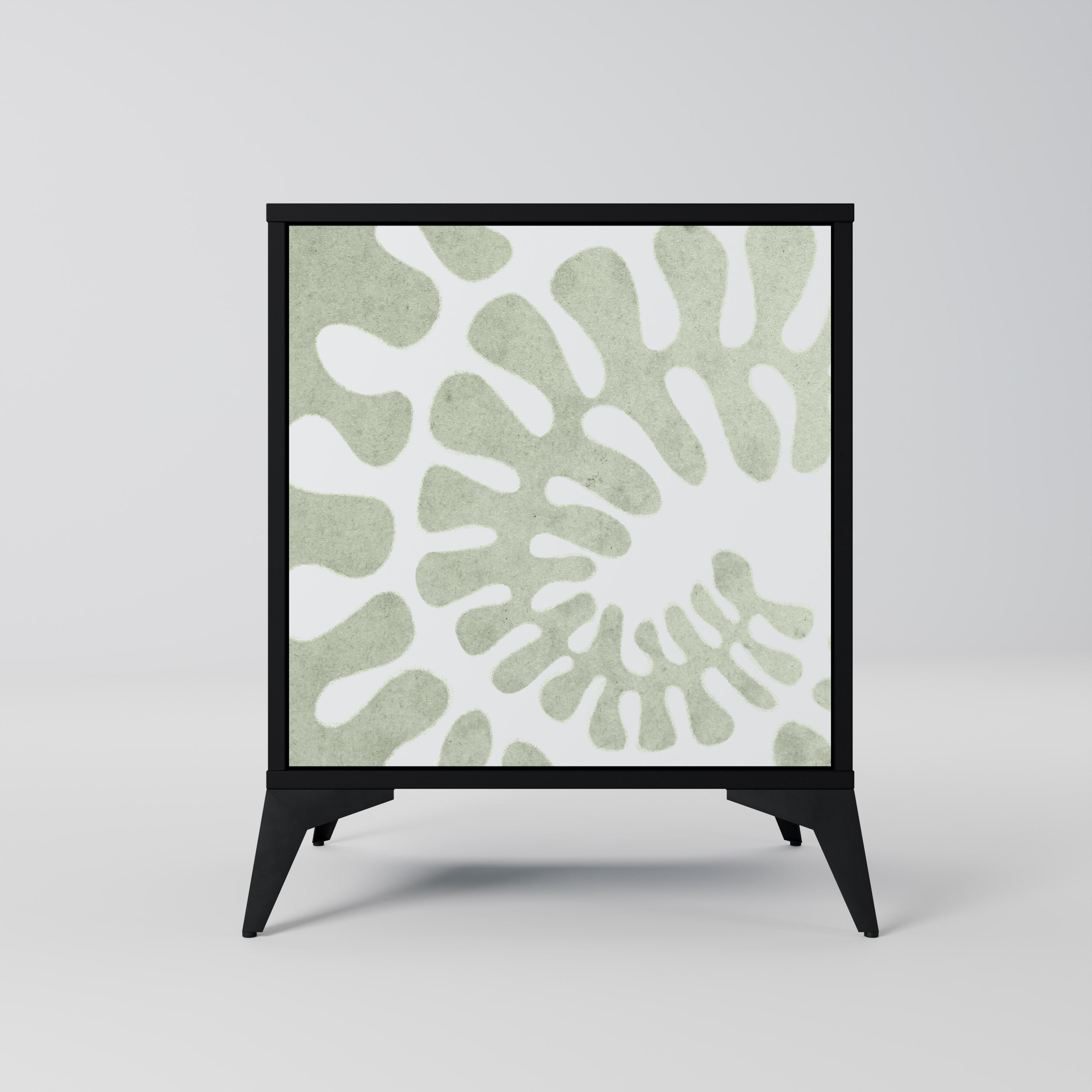 Aparador HELIX DANCE de 1 puerta en acabado negro