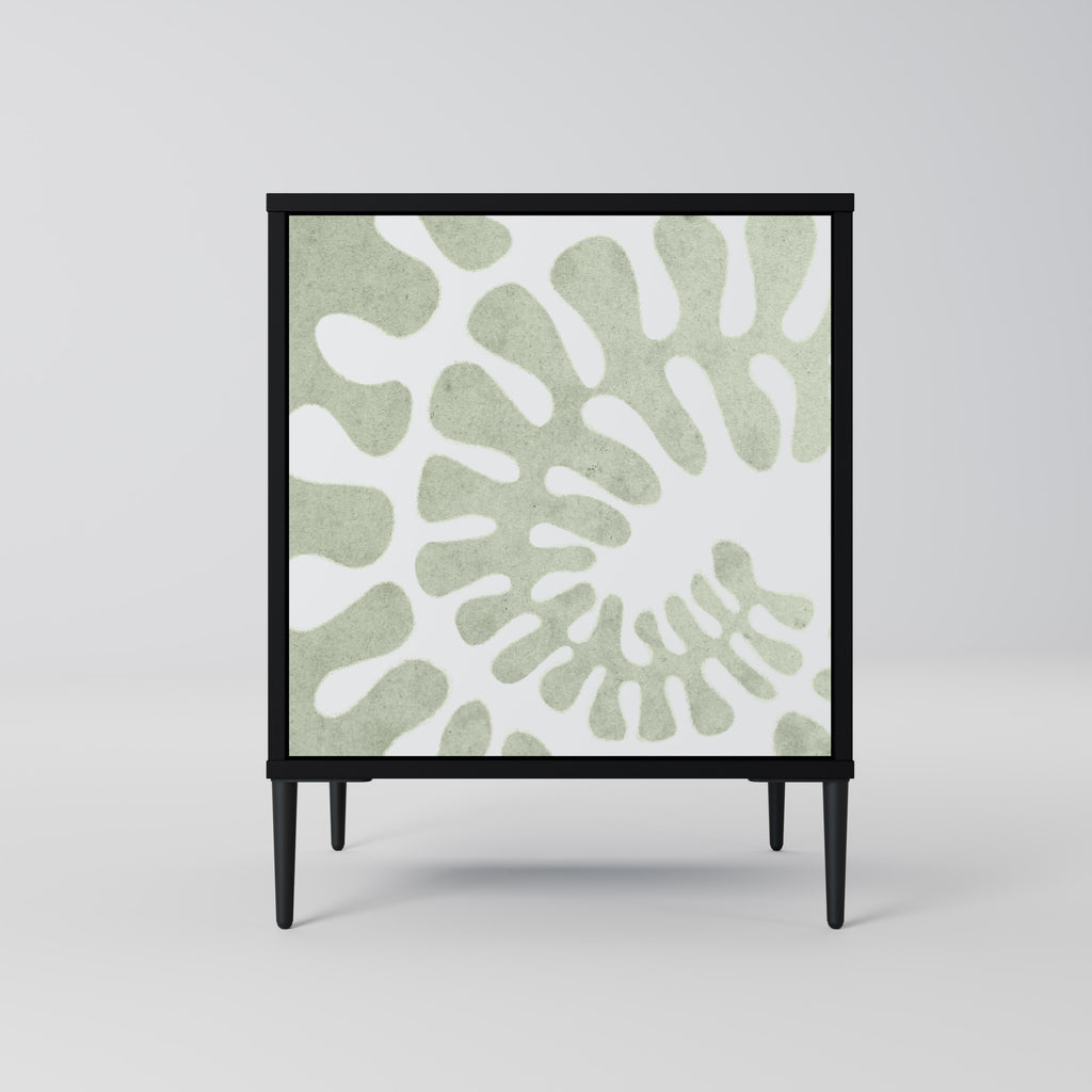 Aparador HELIX DANCE de 1 puerta en acabado negro