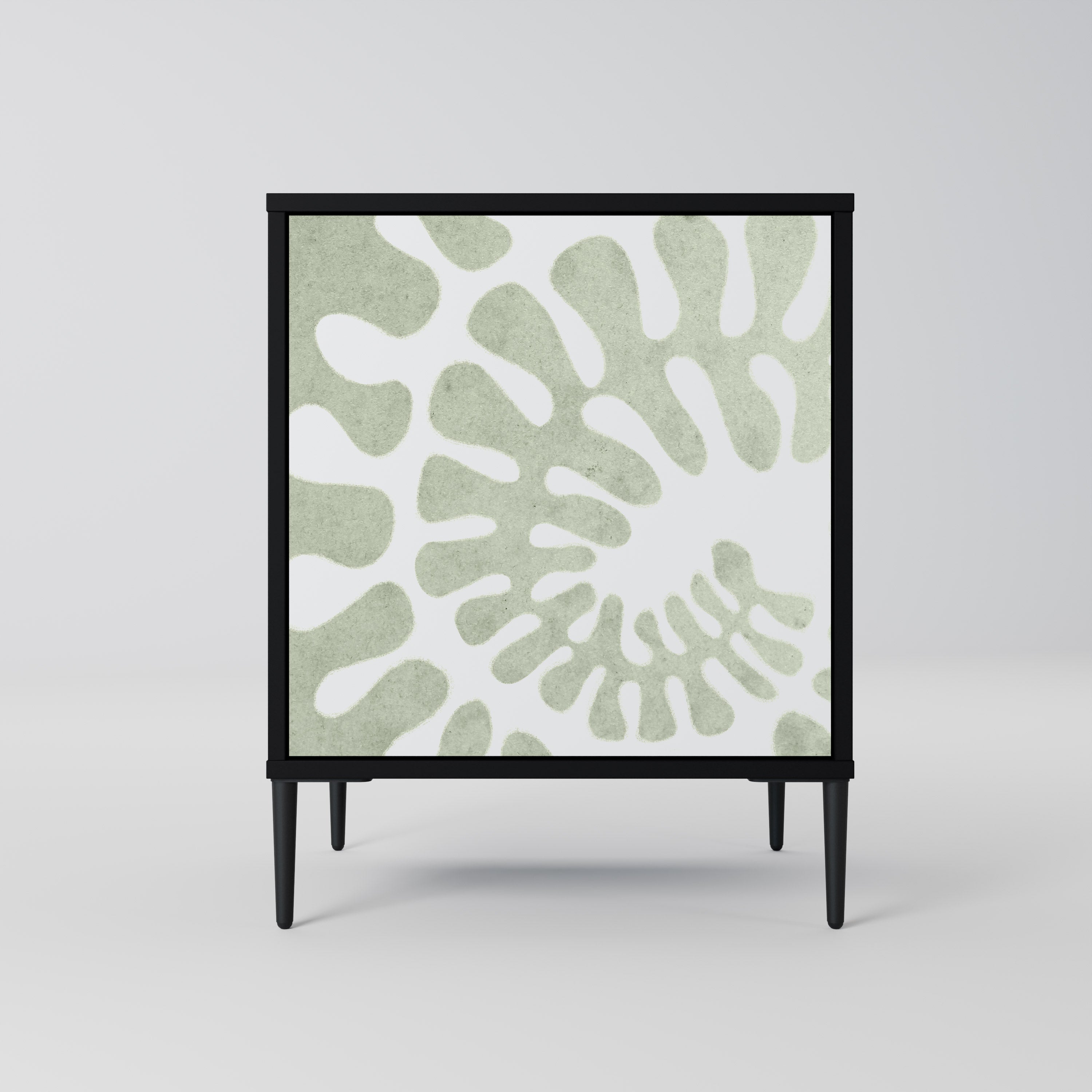 Aparador HELIX DANCE de 1 puerta en acabado negro