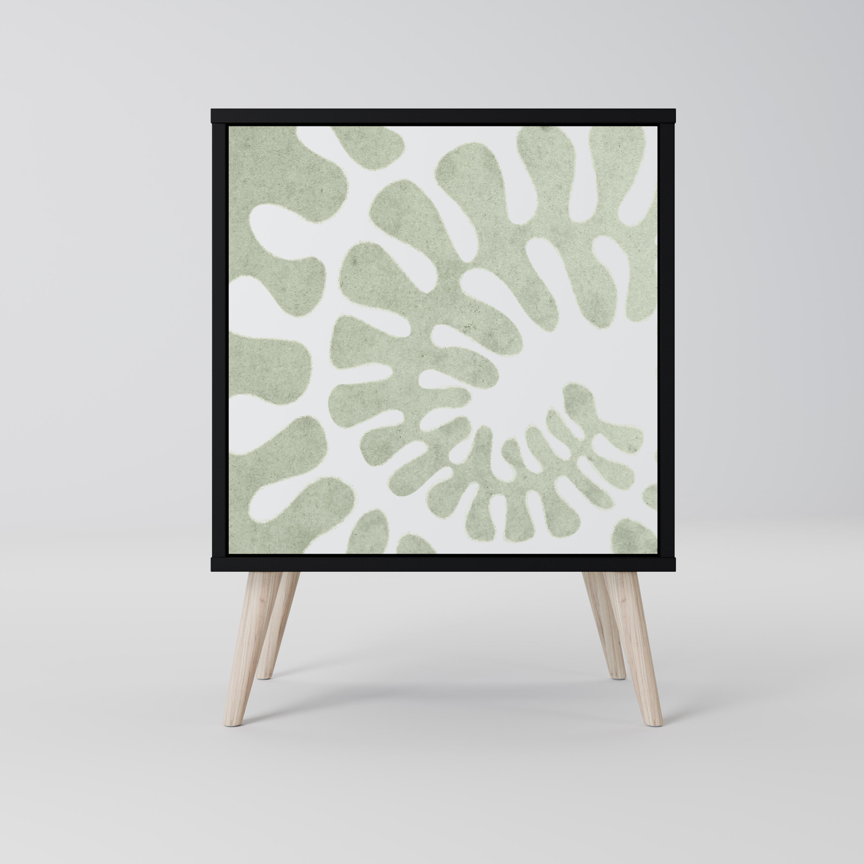 Aparador HELIX DANCE de 1 puerta en acabado negro