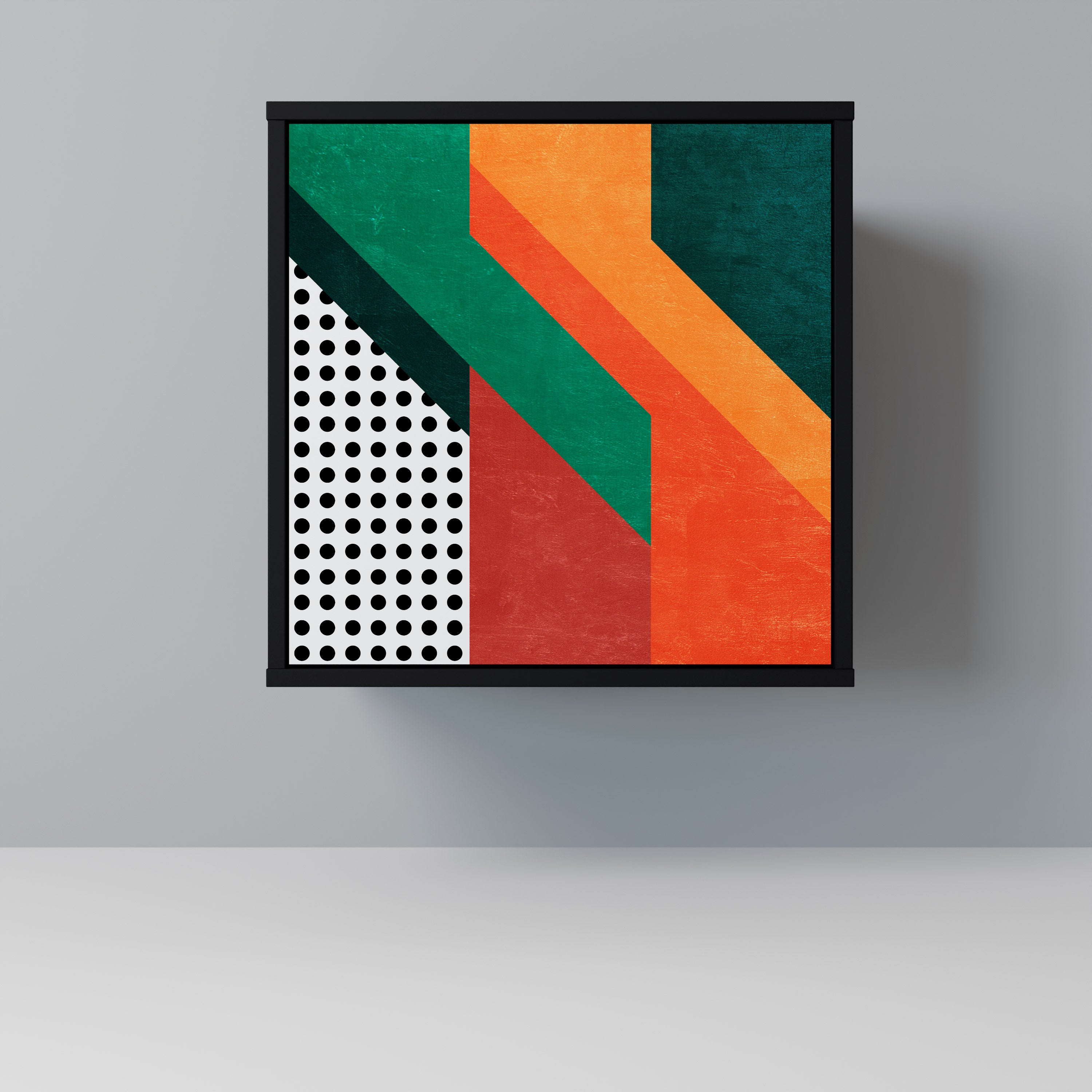 Aparador MAKESHIFT ARTISTRY de 1 puerta en acabado negro