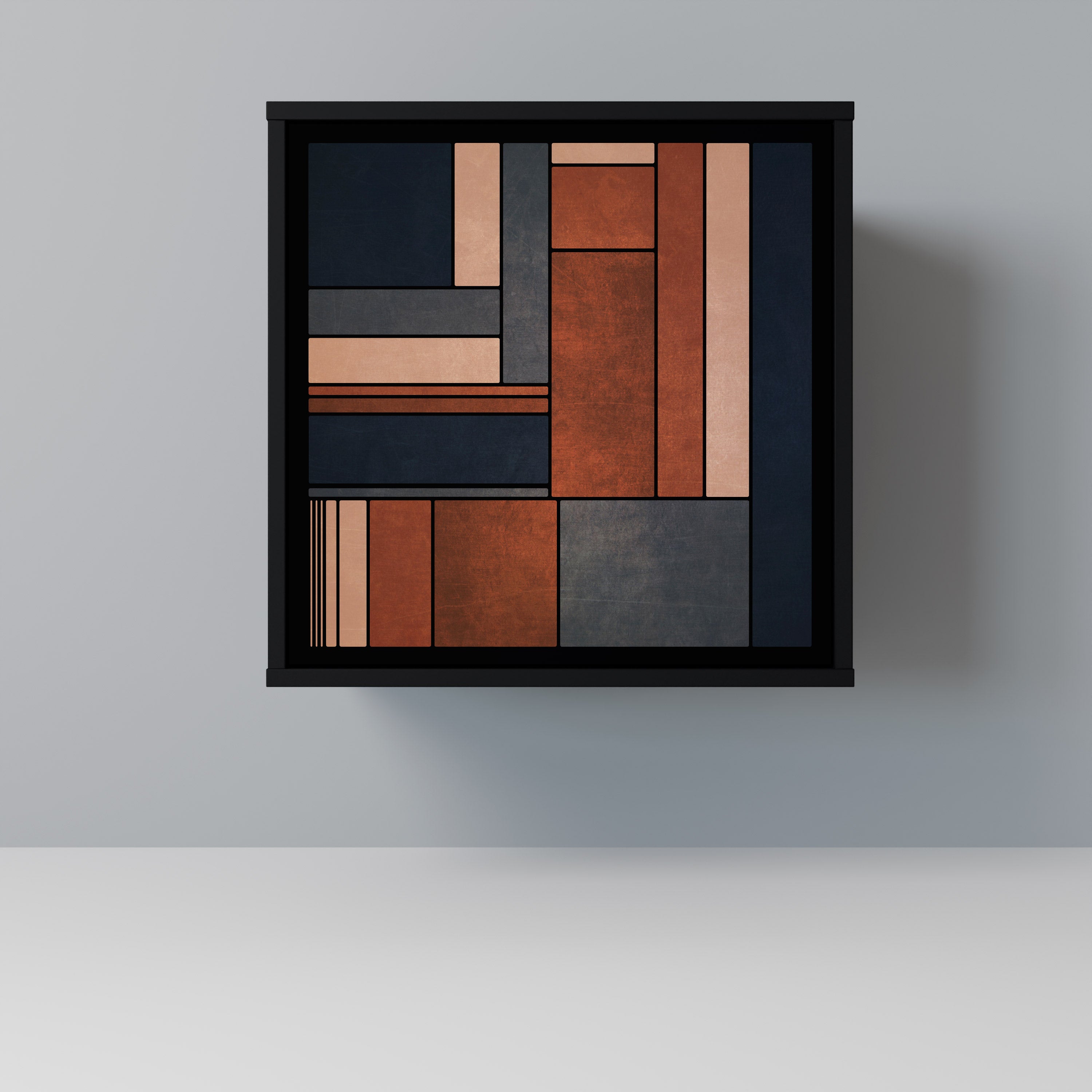 Aparador INTREPID FORMATION de 1 puerta en acabado negro