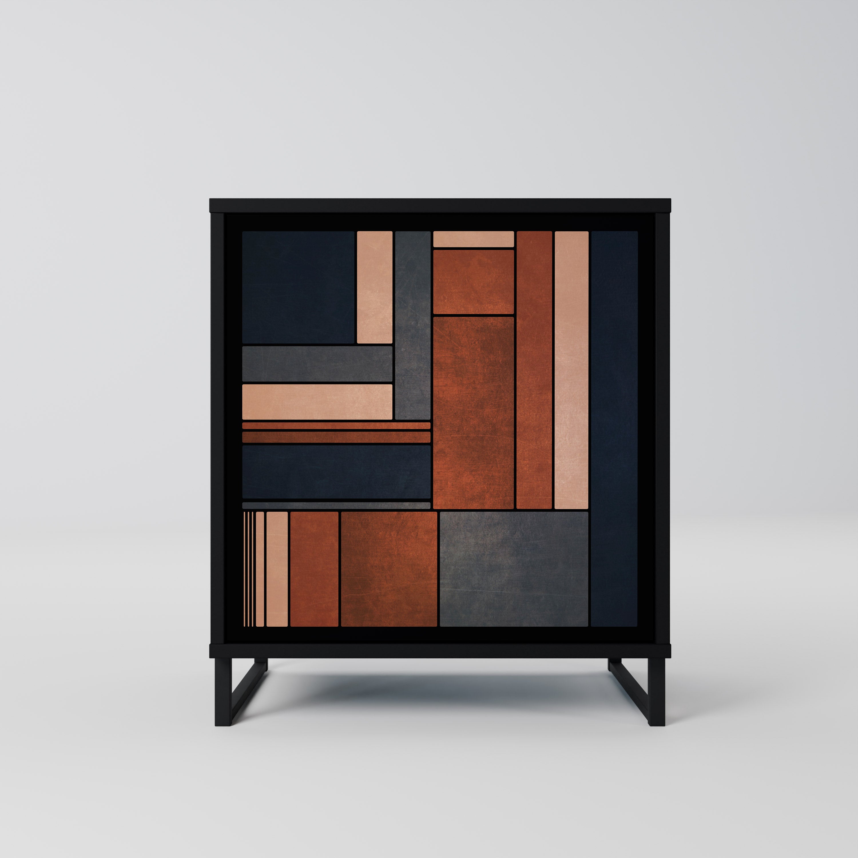 Aparador INTREPID FORMATION de 1 puerta en acabado negro