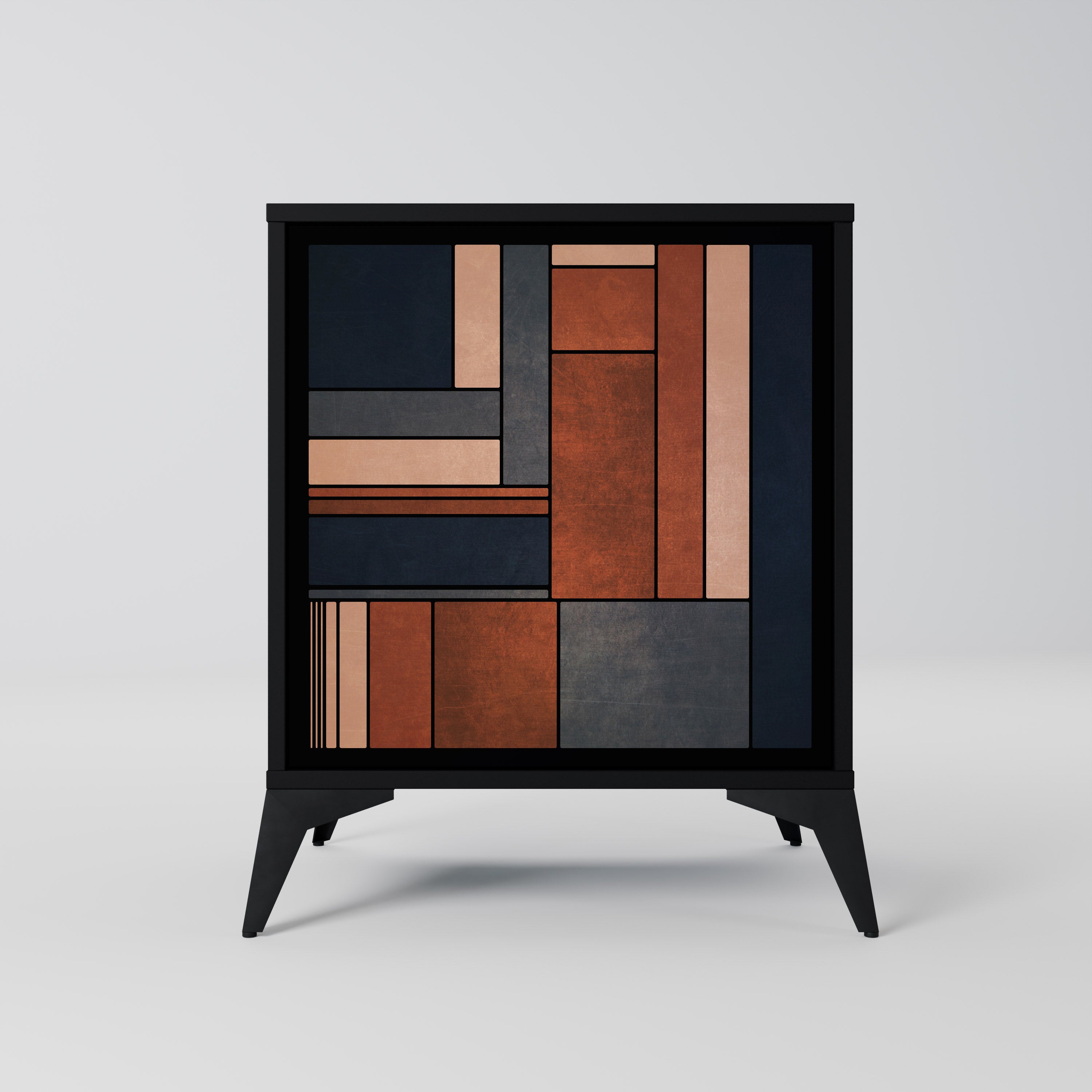 Aparador INTREPID FORMATION de 1 puerta en acabado negro