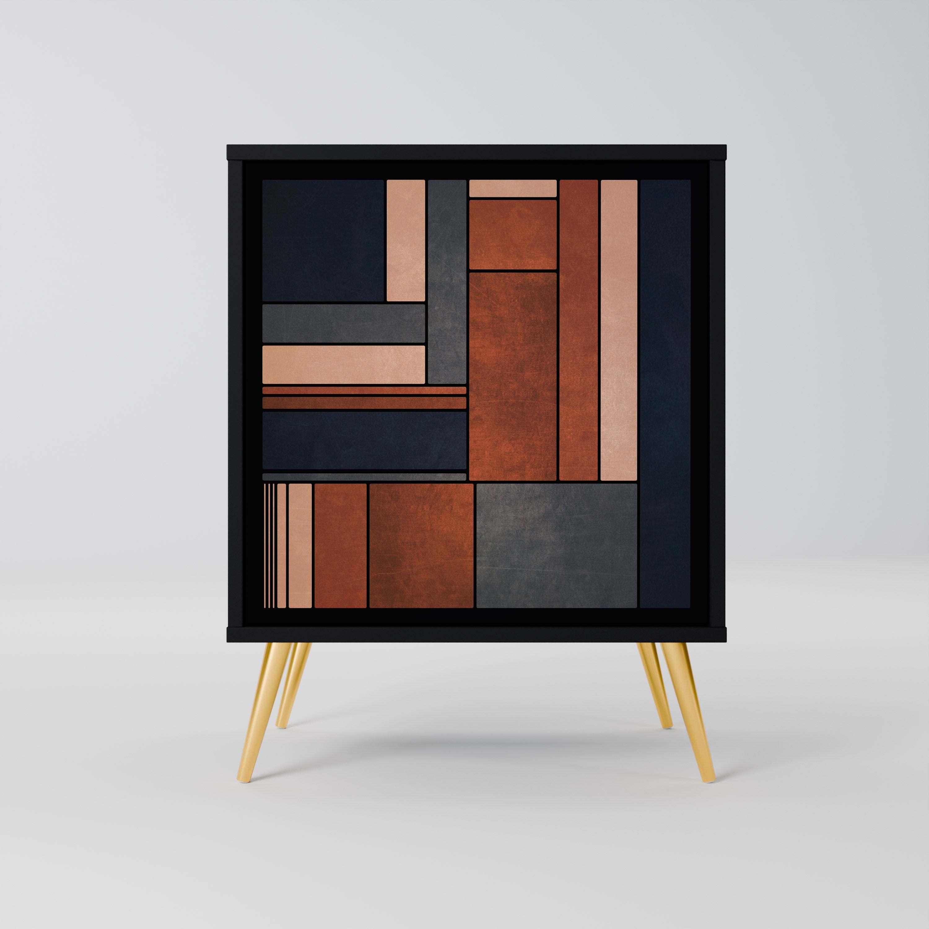 Aparador INTREPID FORMATION de 1 puerta en acabado negro