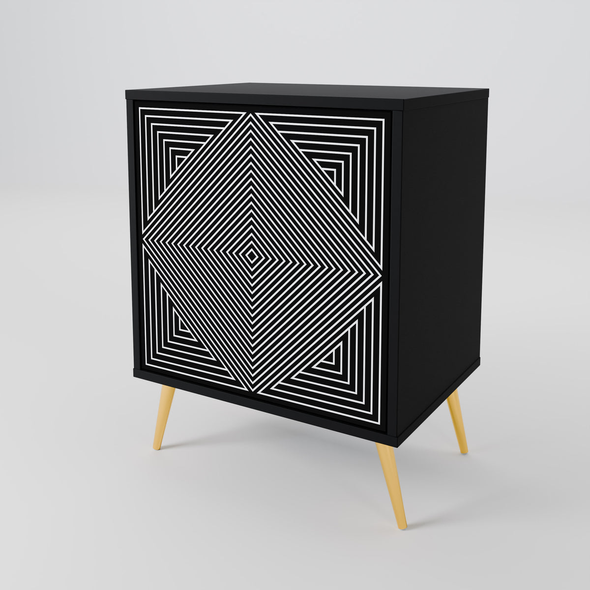 POLYGON ILLUSION Aparador de 1 Puerta
