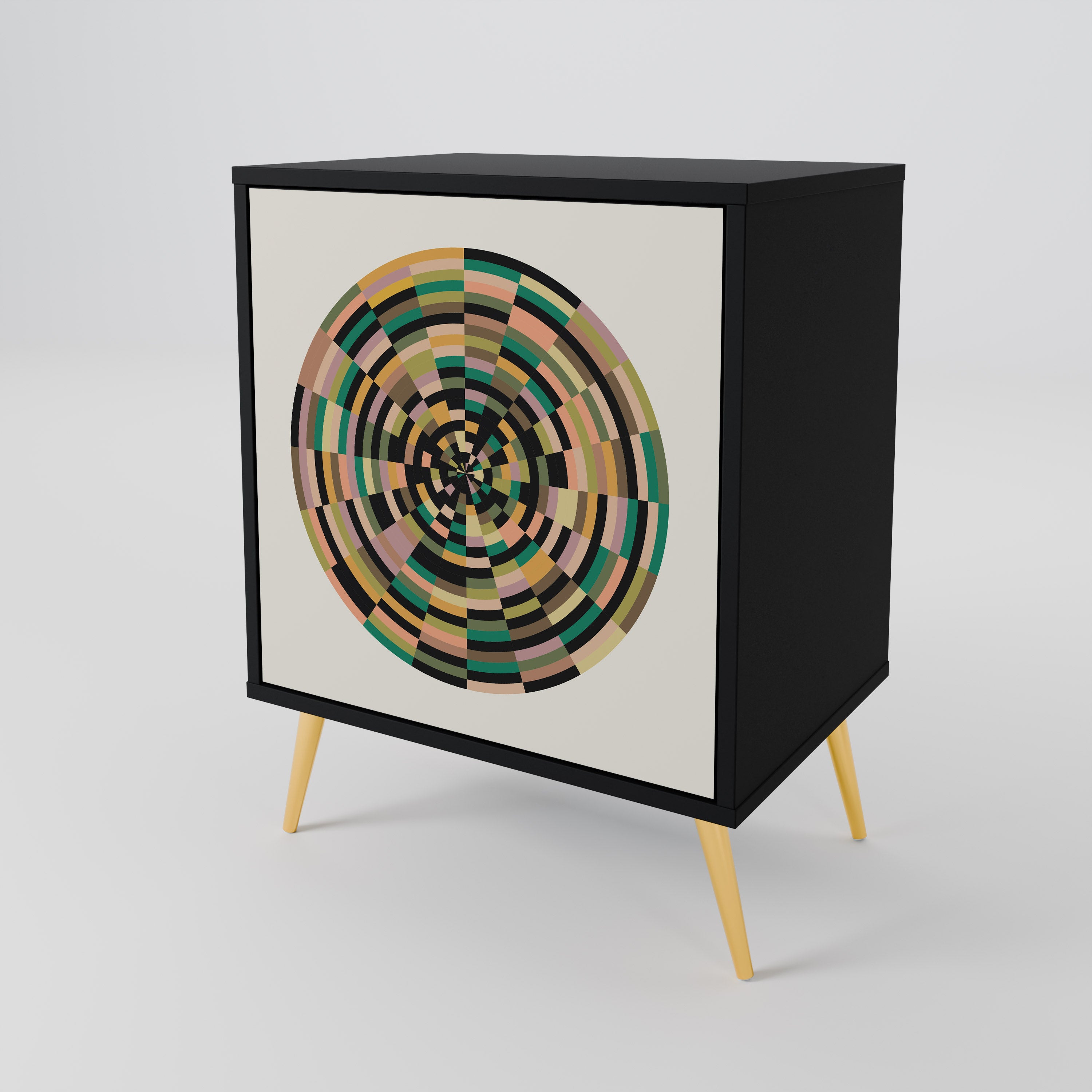 GREEN CIRCLES Aparador de 1 Puerta