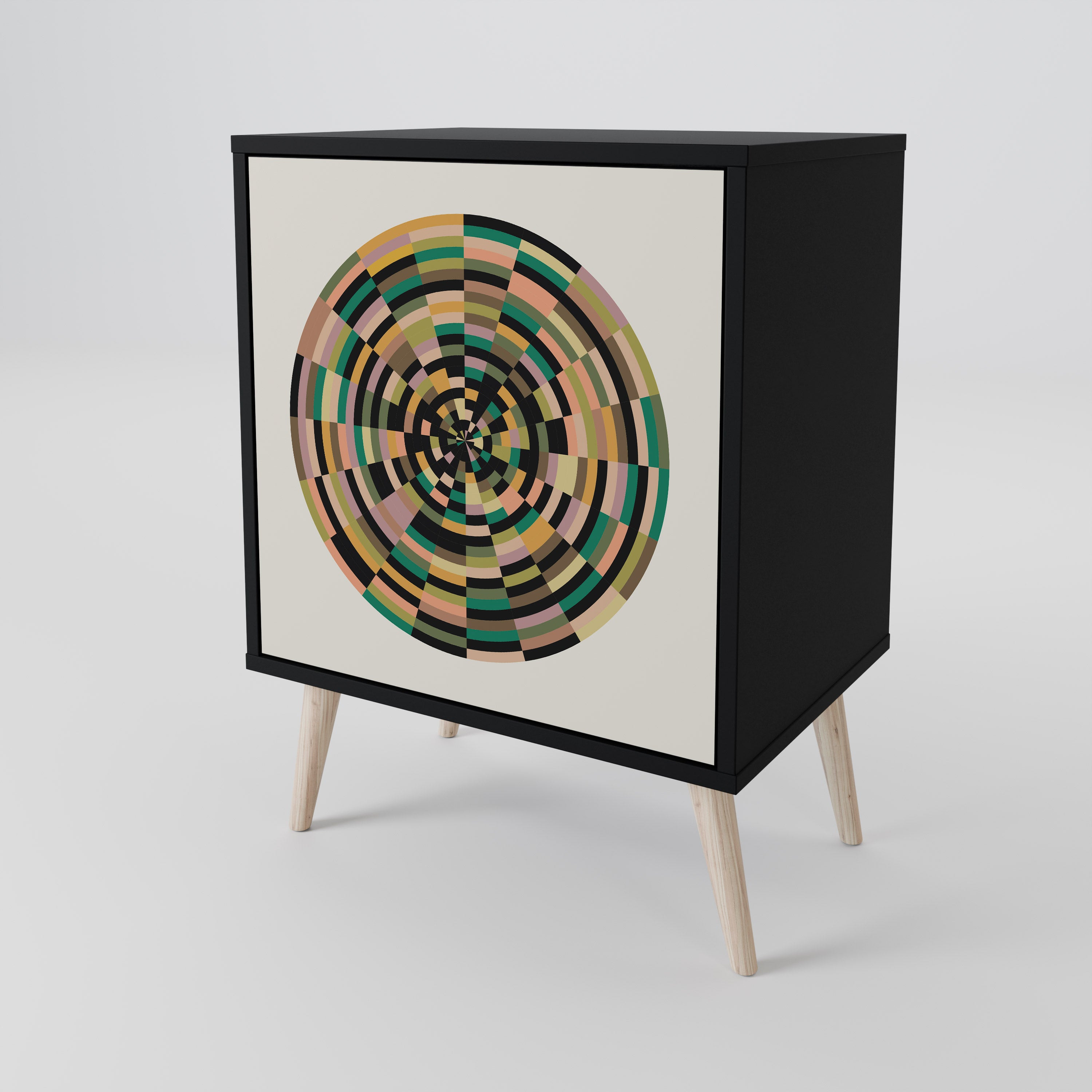 GREEN CIRCLES Aparador de 1 Puerta