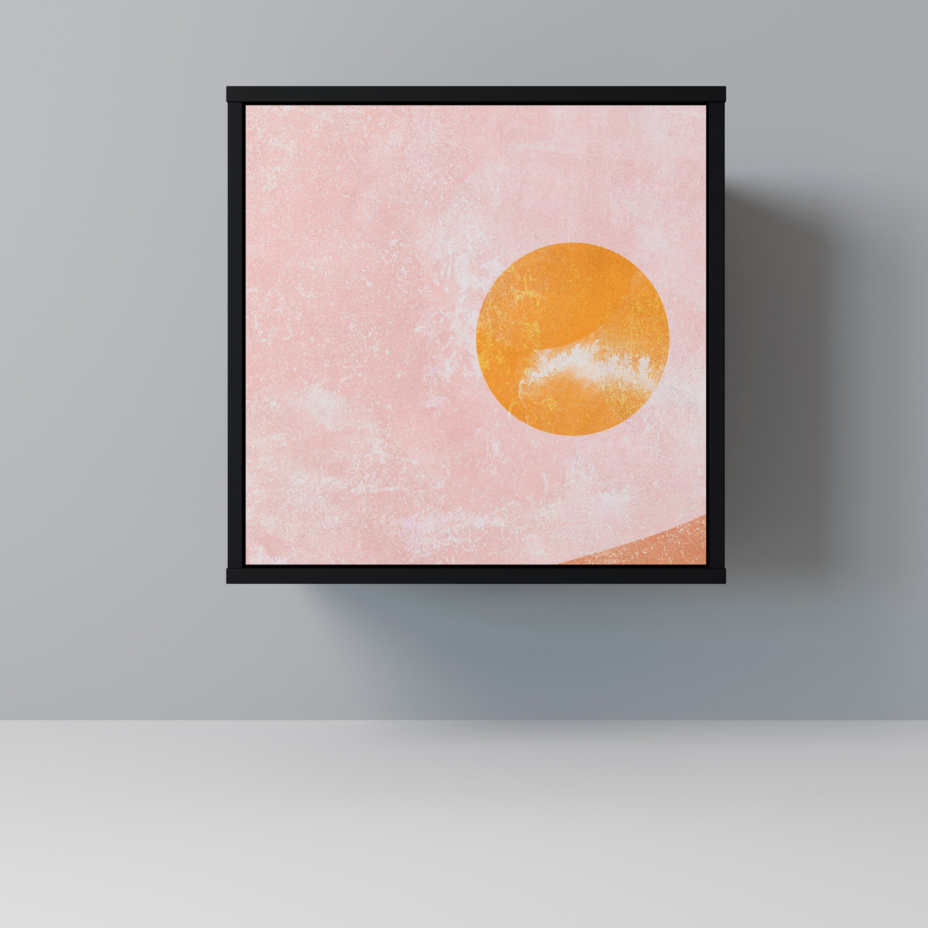 Aparador LUMINOUS SUNLIGHT de 1 puerta en acabado negro