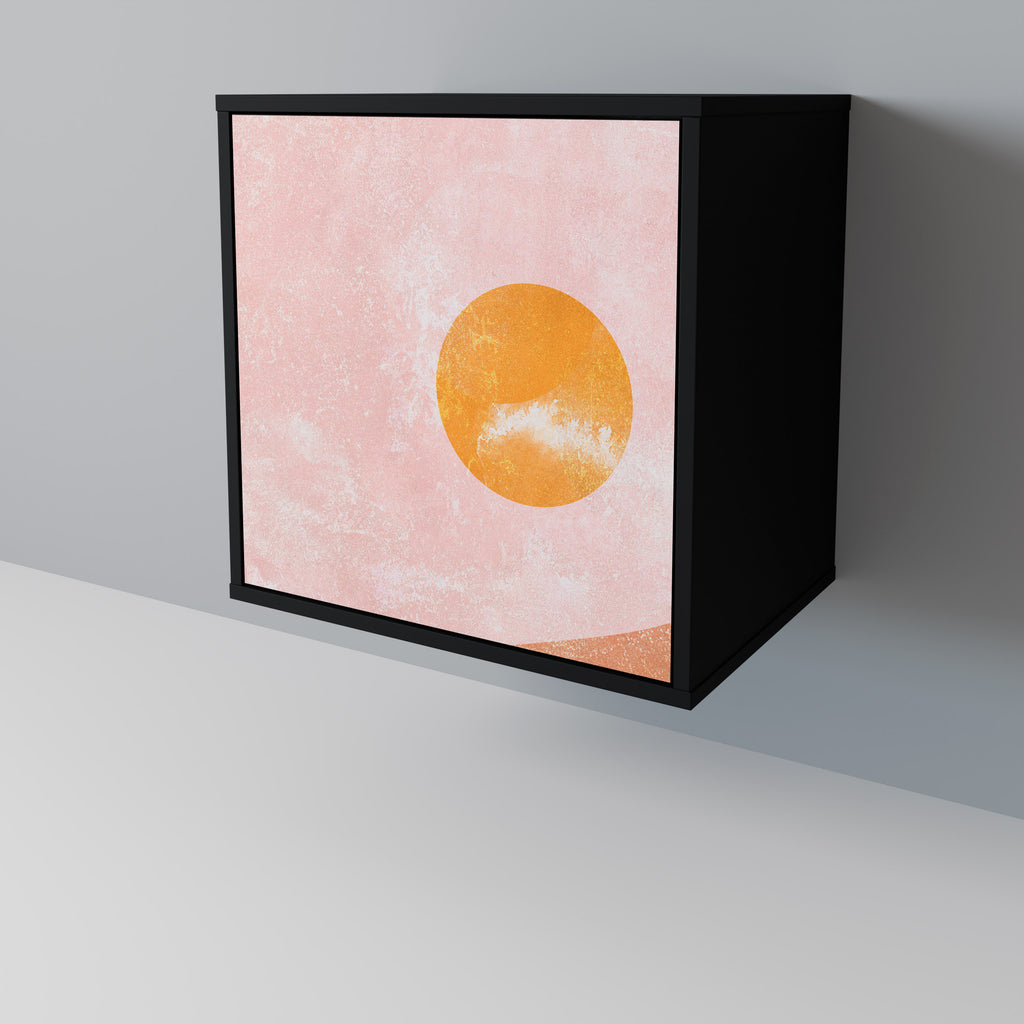 Aparador LUMINOUS SUNLIGHT de 1 puerta en acabado negro