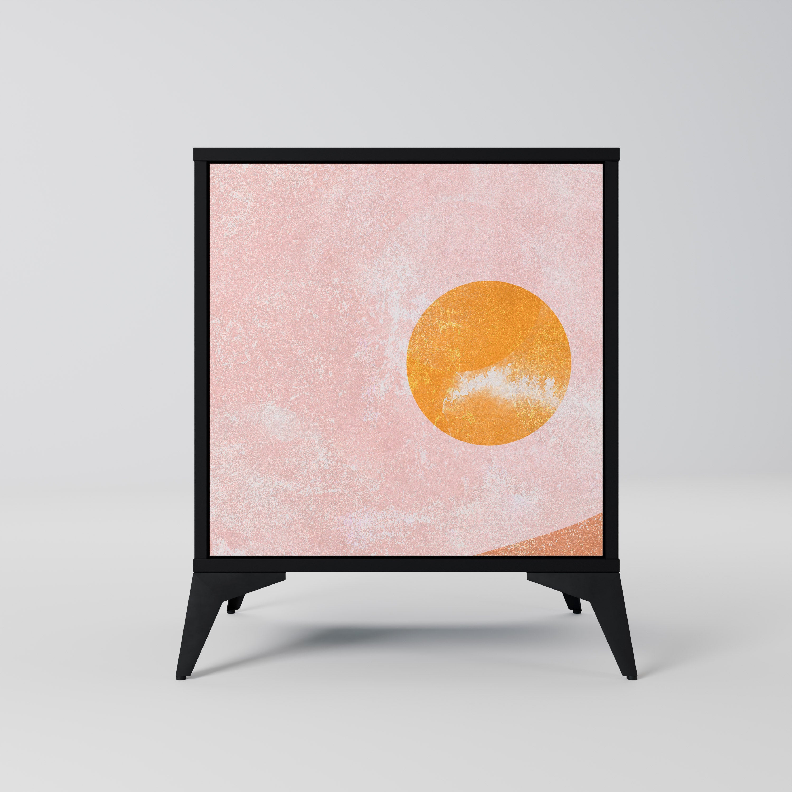 Aparador LUMINOUS SUNLIGHT de 1 puerta en acabado negro