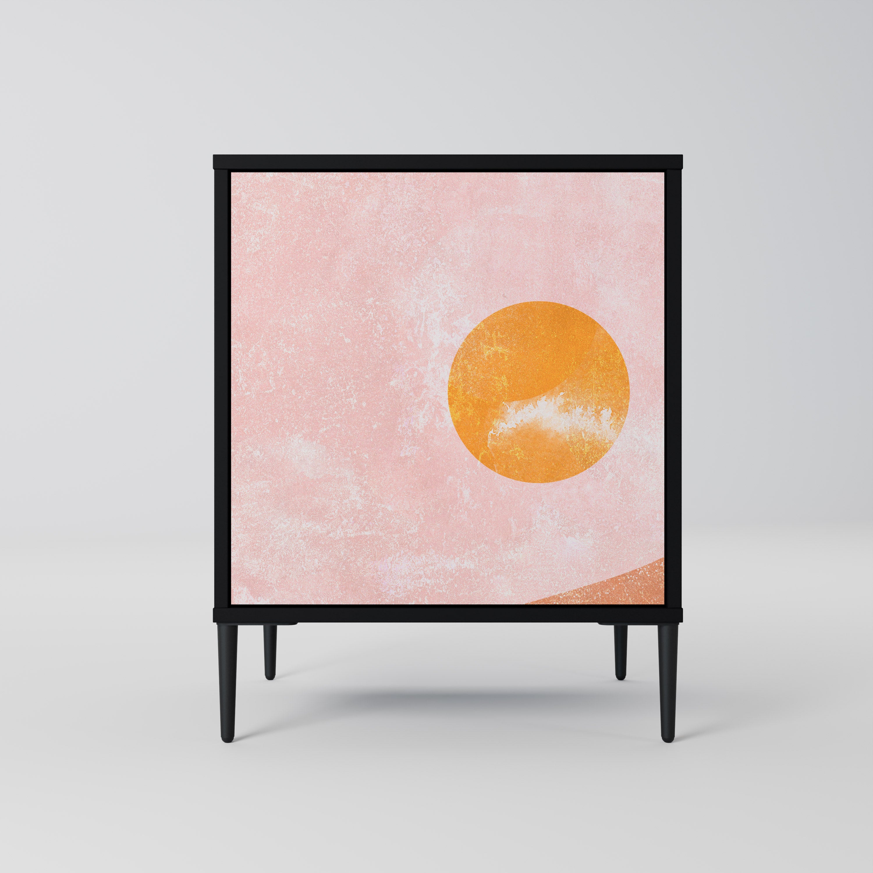 Aparador LUMINOUS SUNLIGHT de 1 puerta en acabado negro