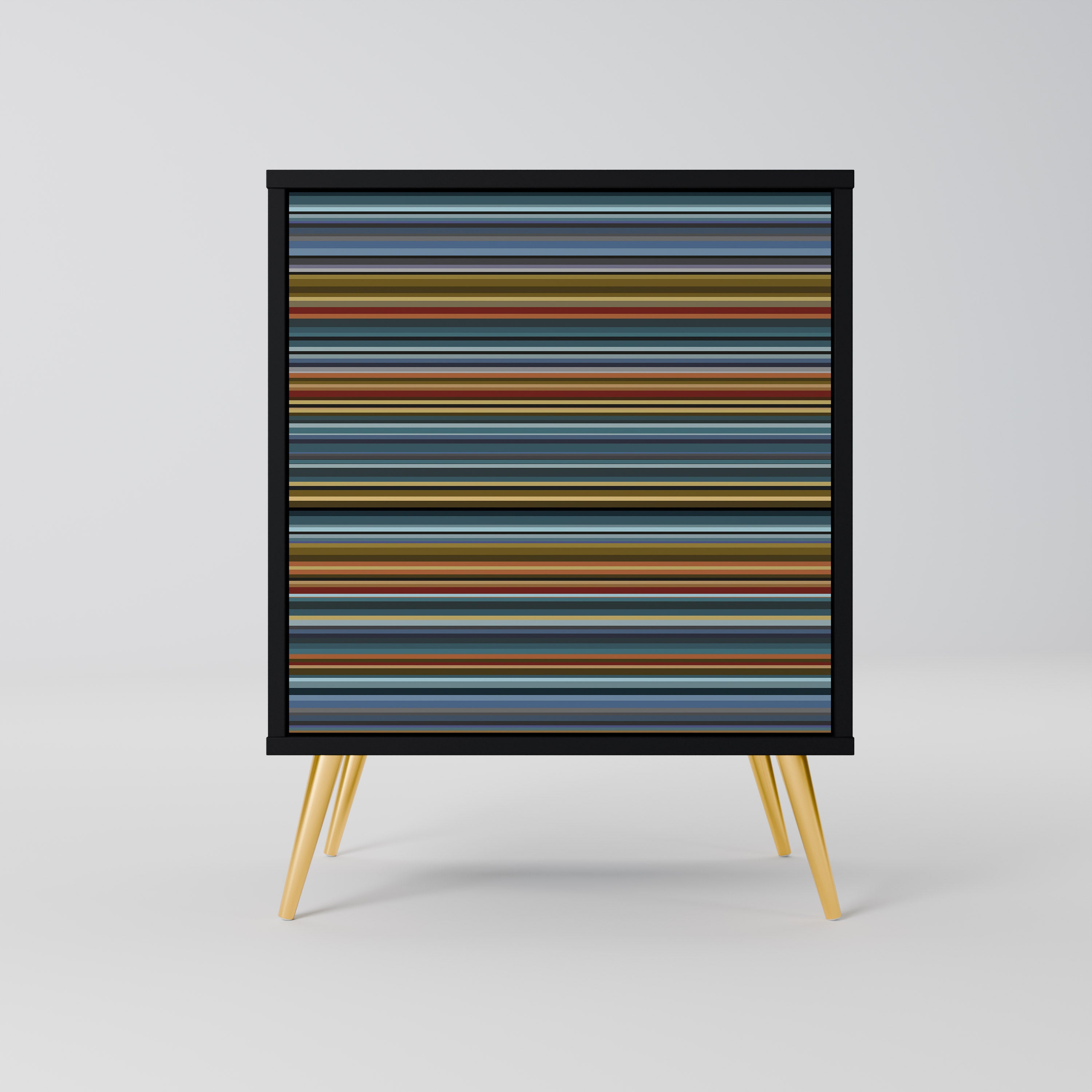 Aparador LINEOUT SPECTRUM de 1 puerta en acabado negro