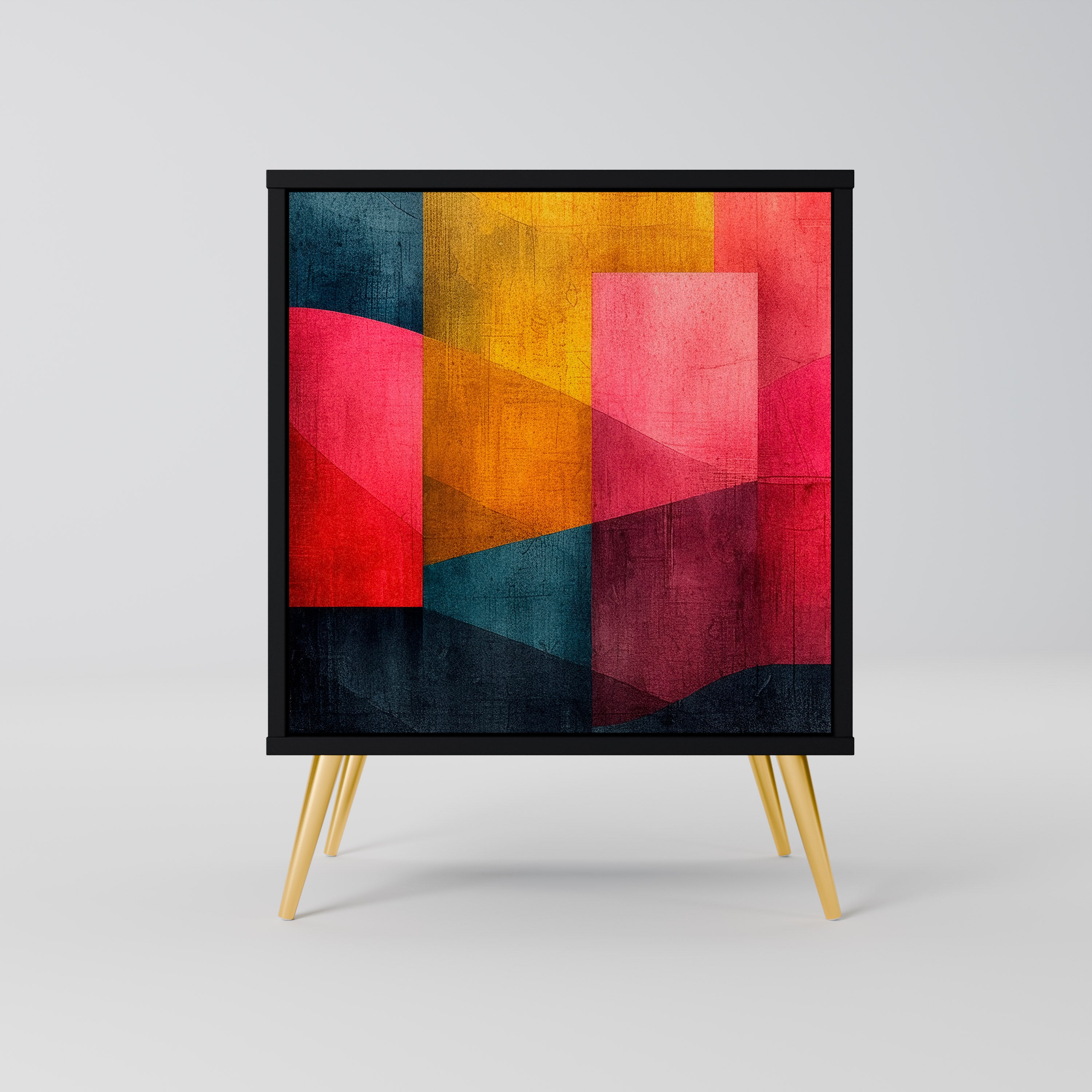 Aparador COLORFUL SOUNDS de 1 puerta en acabado negro